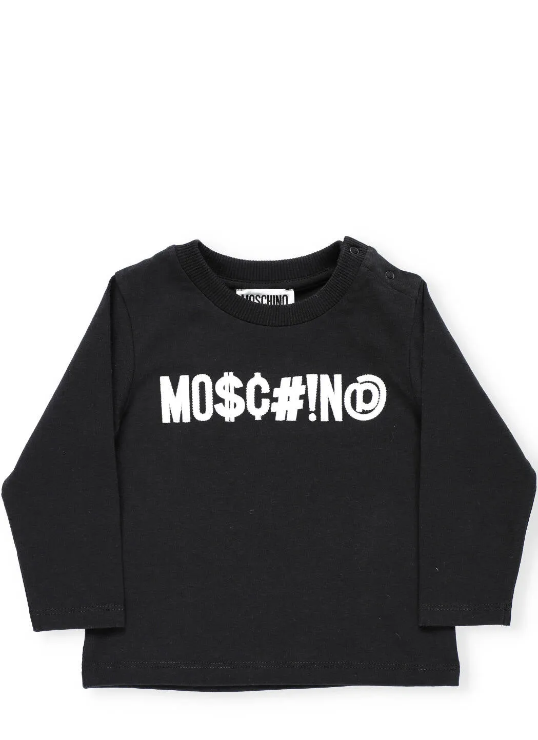 Moshino Kids Logo Print Crewneck Sweatshirt