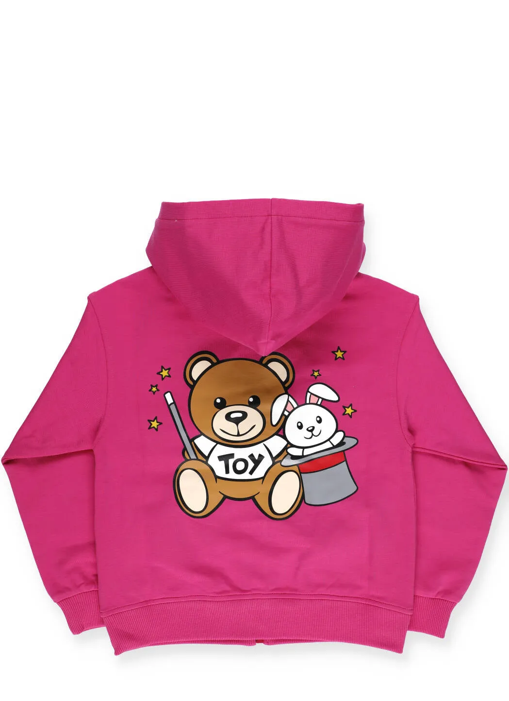 Moshino Kids Teddy Bear Print Zipped Hoodie
