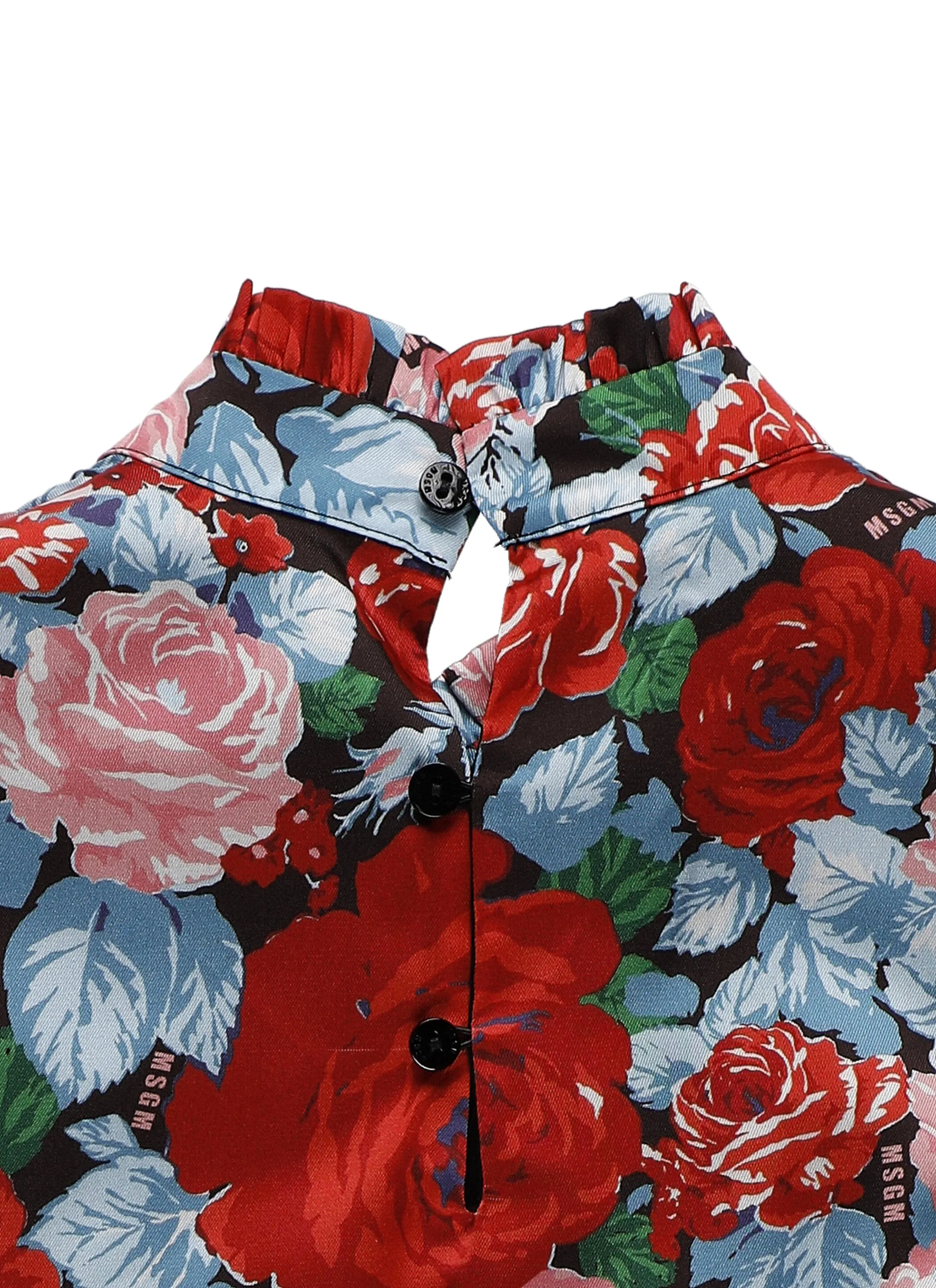 MSGM Kids Floral Print Dress