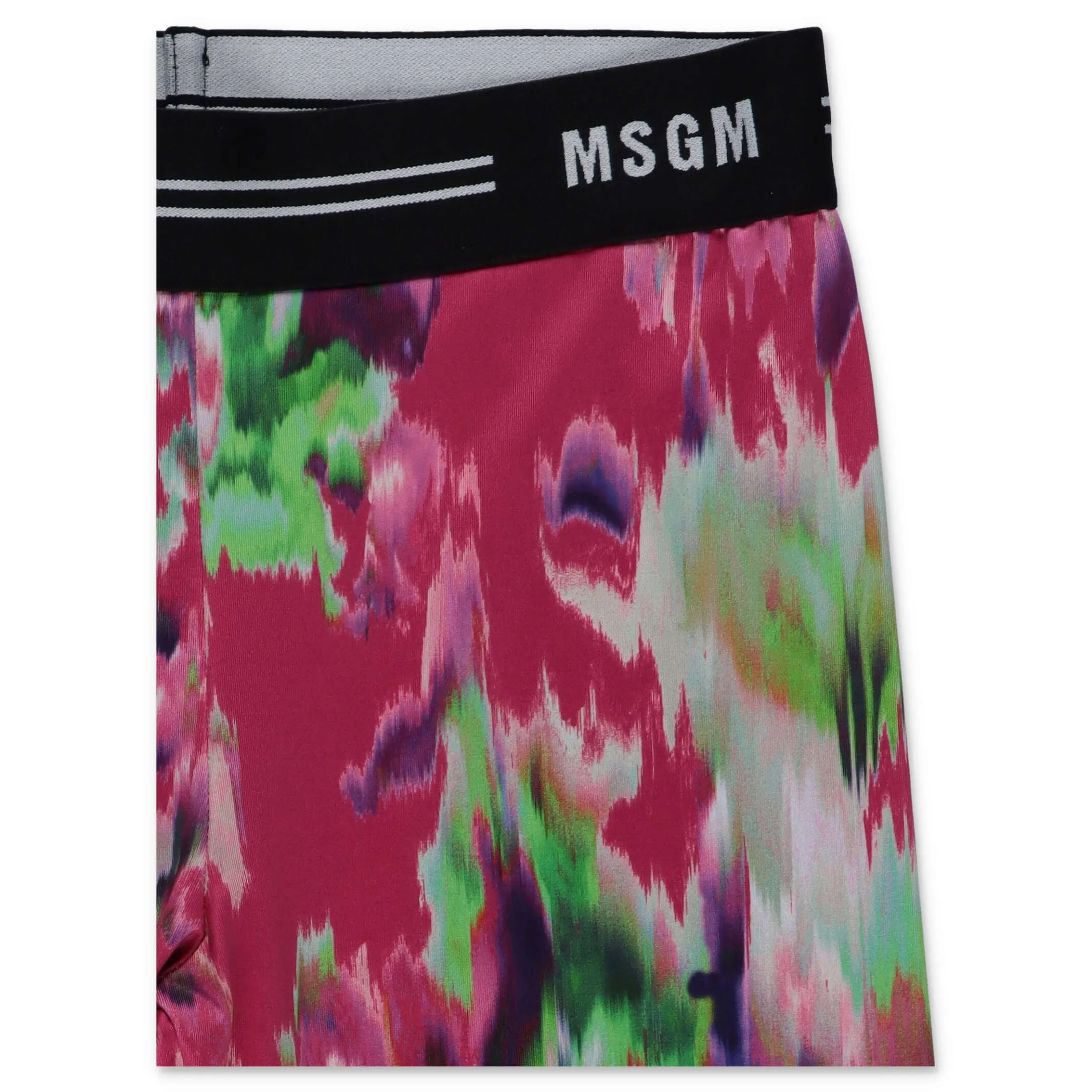 MSGM Kids Floral Print Leggings