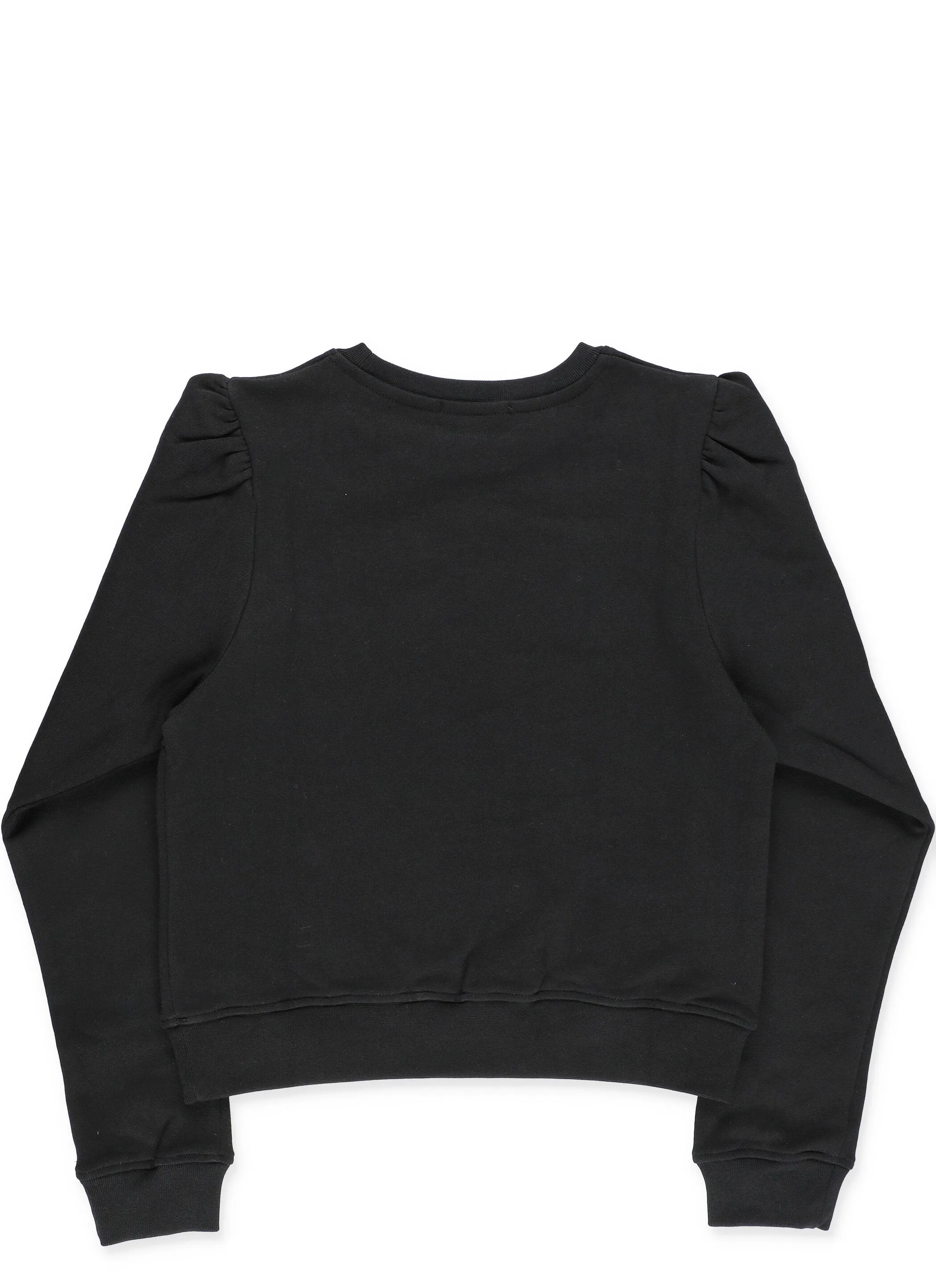 MSGM Kids Logo Detailed Crewneck Sweatshirt