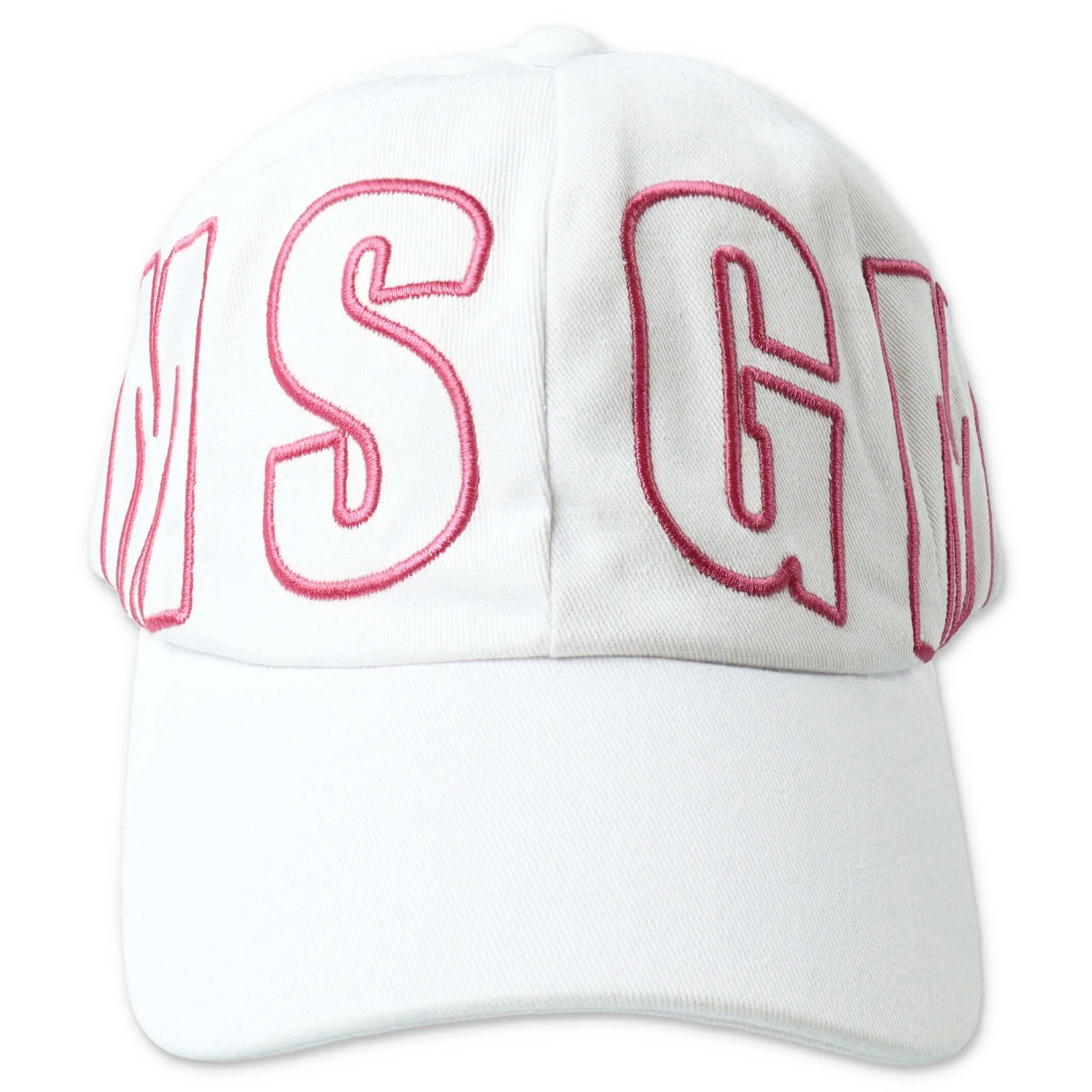 MSGM Kids Logo Embroidered Baseball Cap