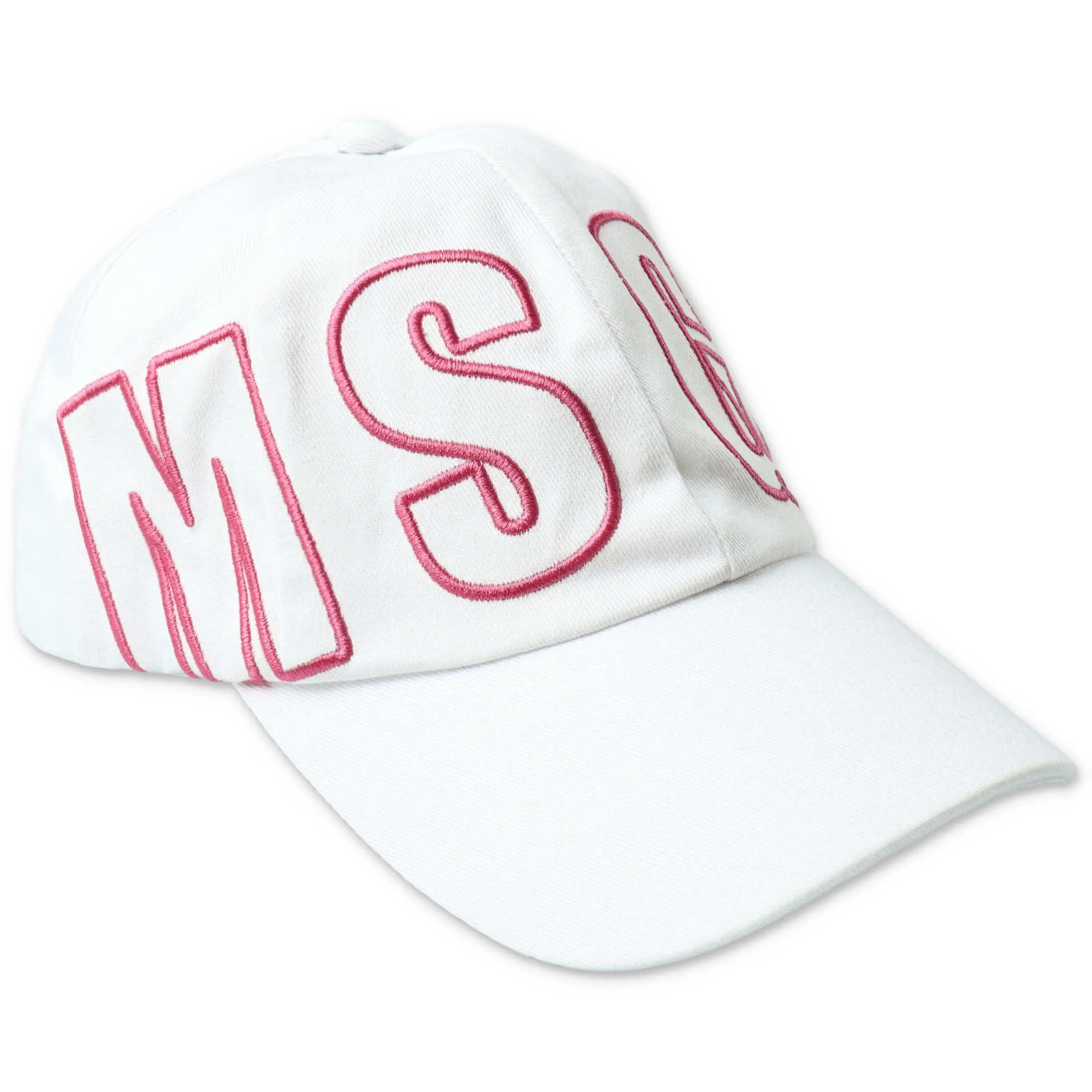 MSGM Kids Logo Embroidered Baseball Cap