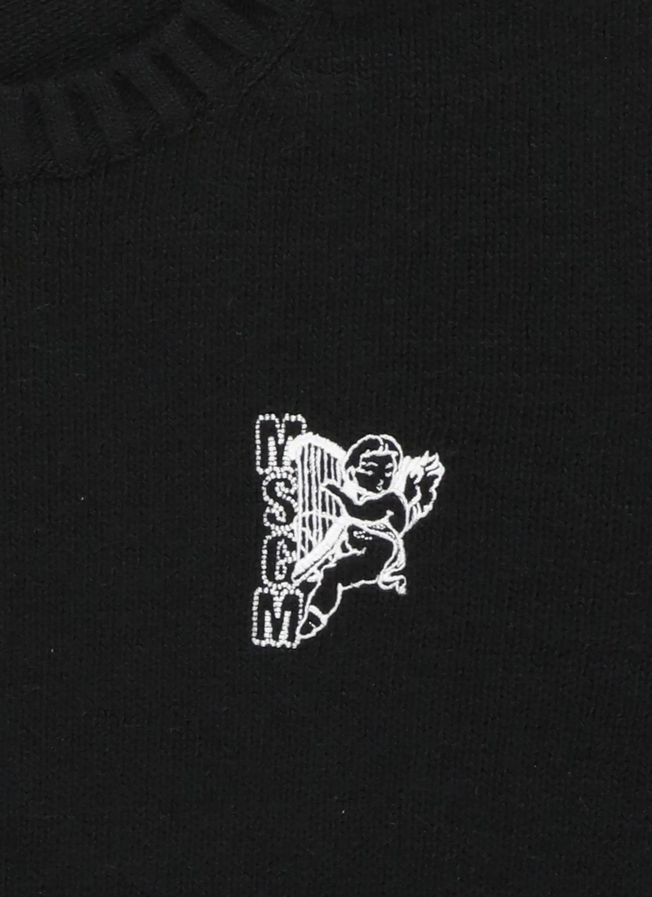 MSGM Kids Logo Embroidered Crewneck Jumper