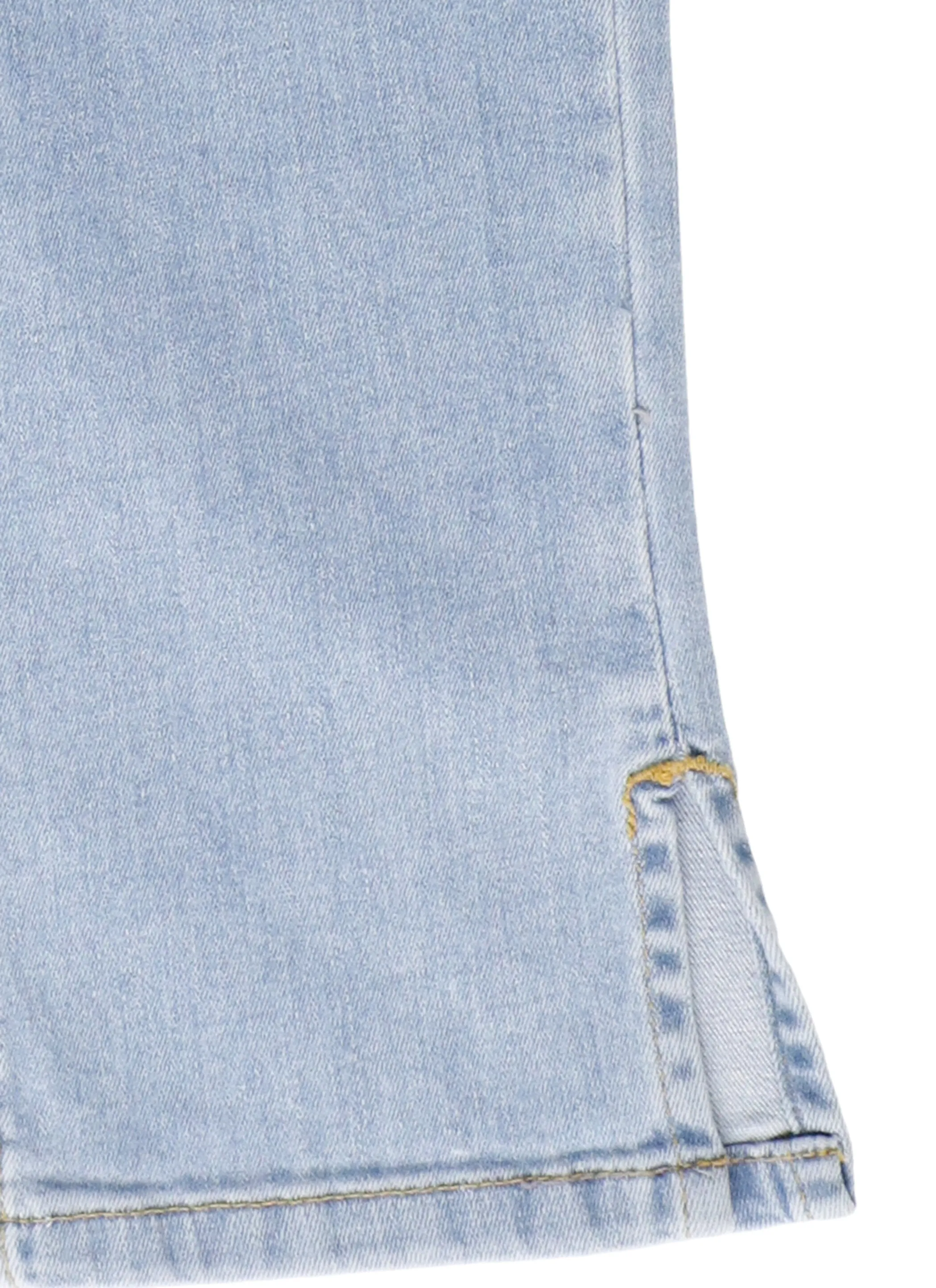 MSGM Kids Logo Glittered Straight Leg Jeans