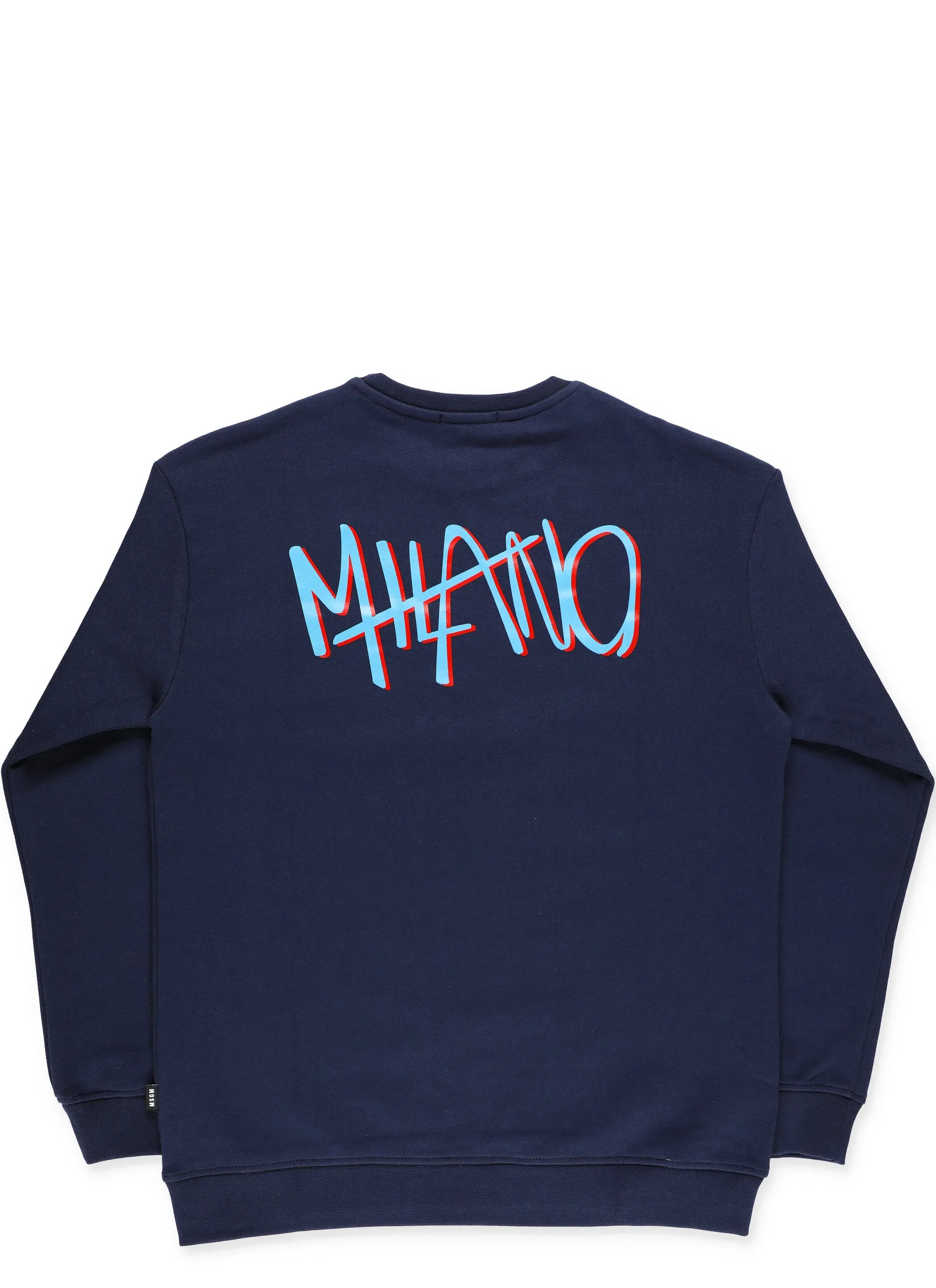 MSGM Kids Logo Print Crewneck Sweatshirt