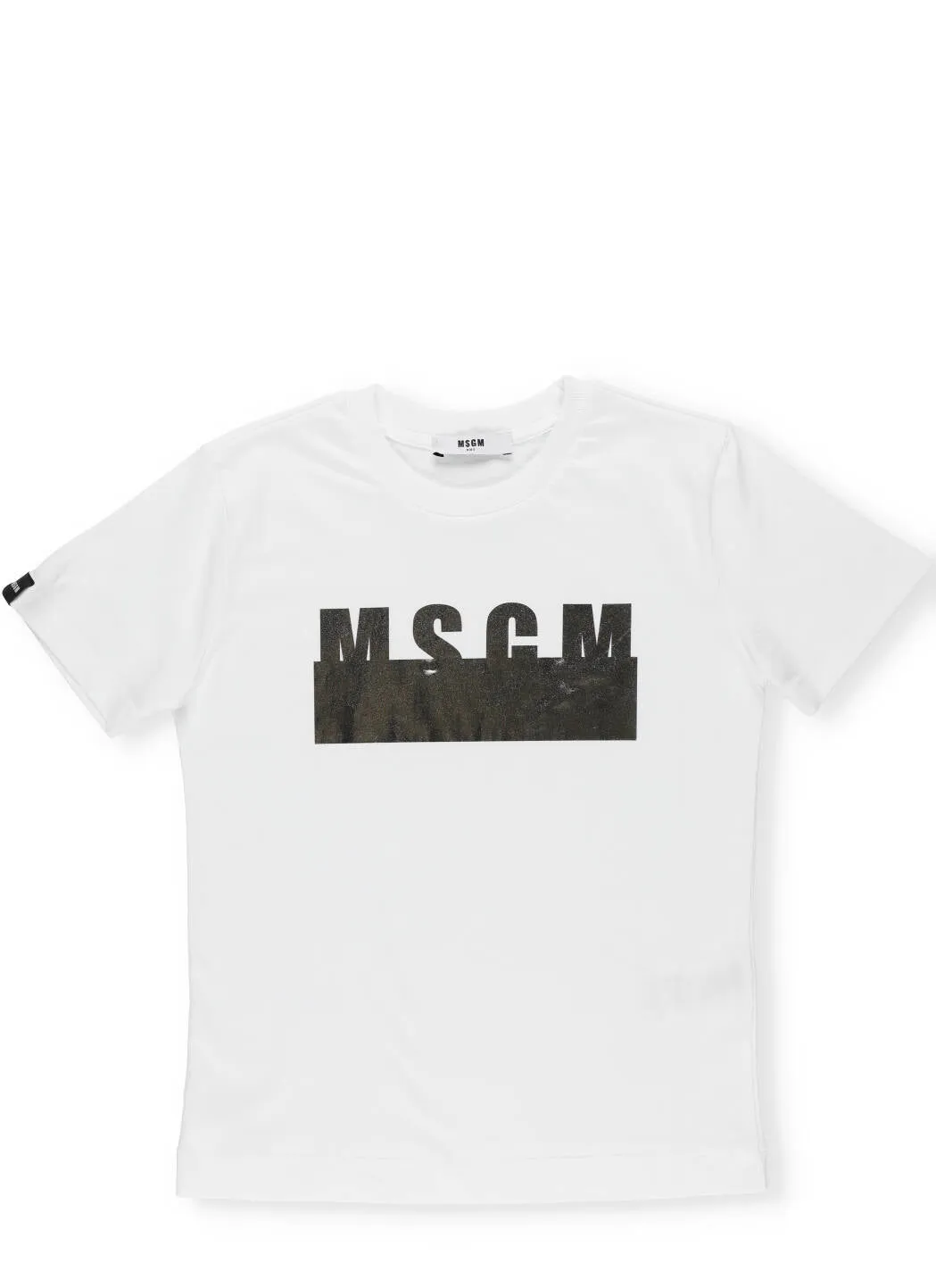 MSGM Kids Logo Print Crewneck T-Shirt