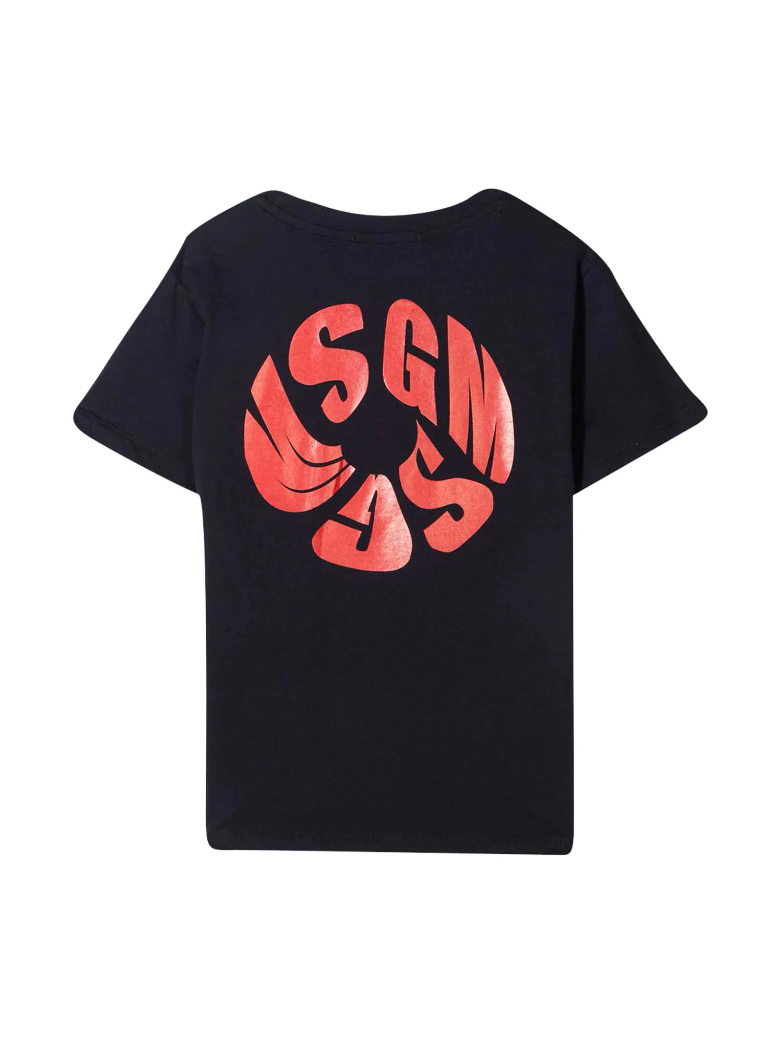 MSGM Kids Logo Print Crewneck T-Shirt