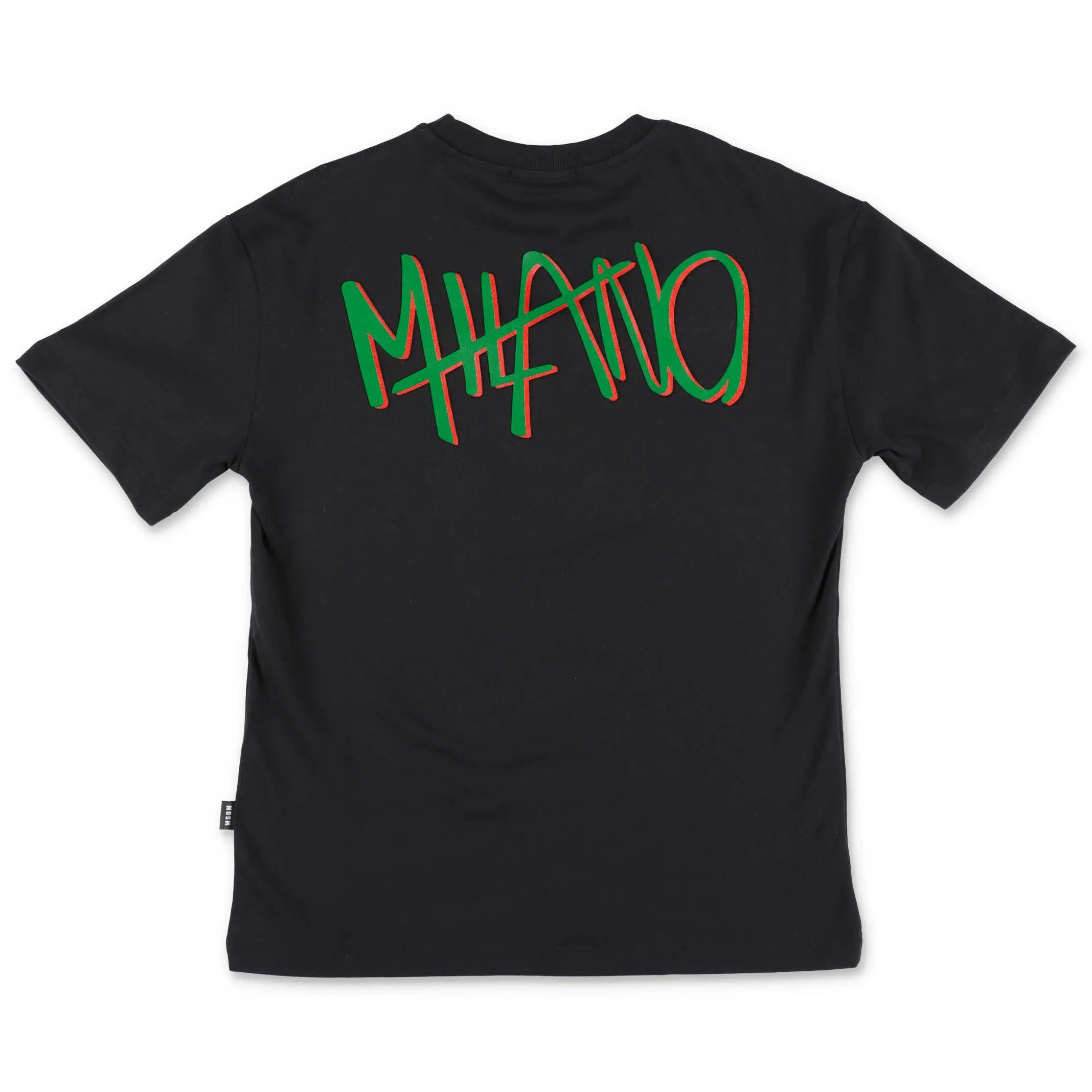 MSGM Kids Logo Print Crewneck T-Shirt