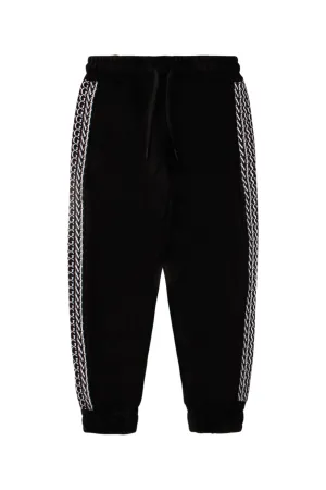 MSGM Kids Logo Print Drawstring Track Pants