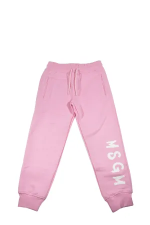 MSGM Kids Logo Print Track Trousers