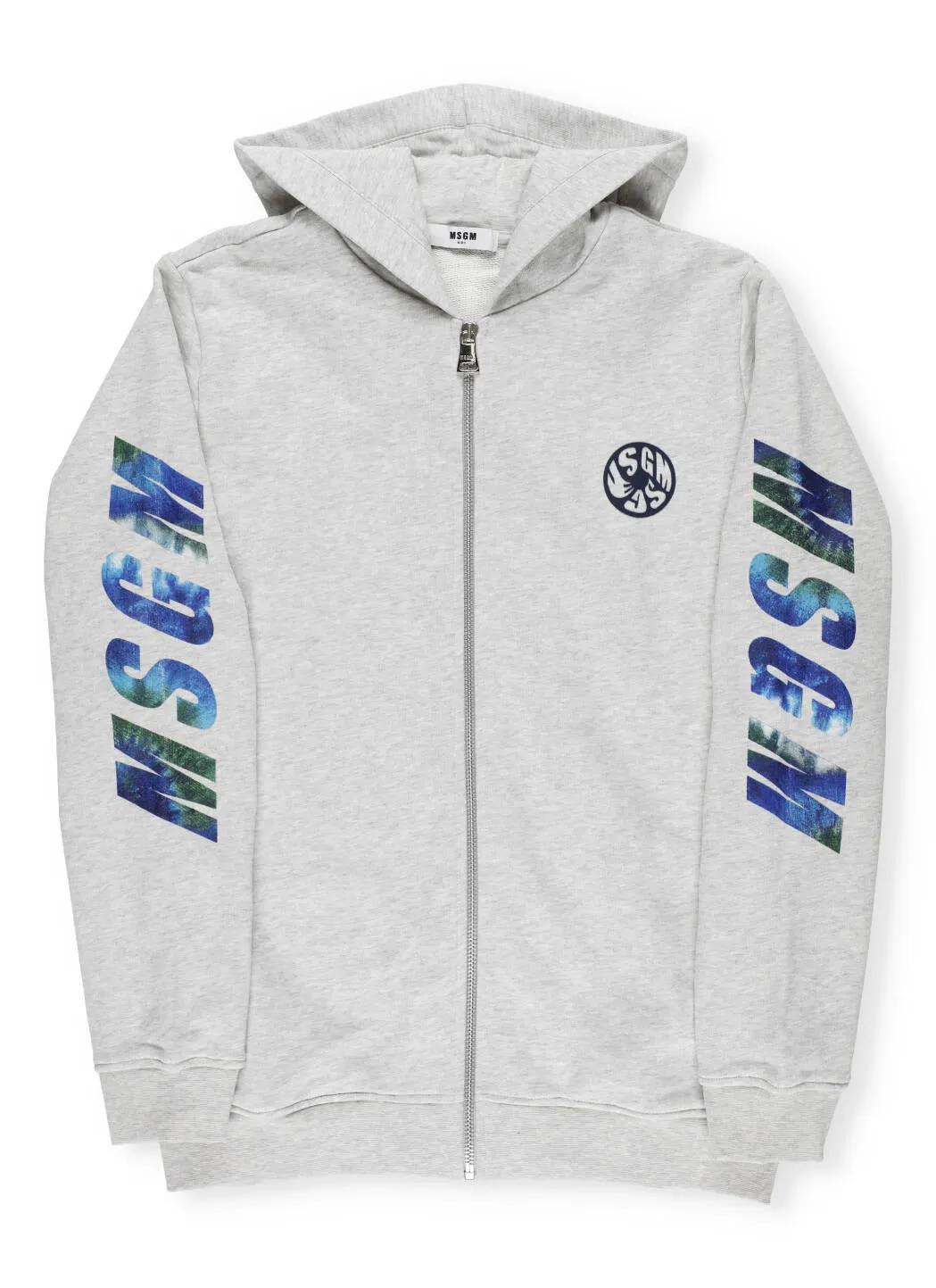 MSGM Kids Logo Printed Hooded Jacket