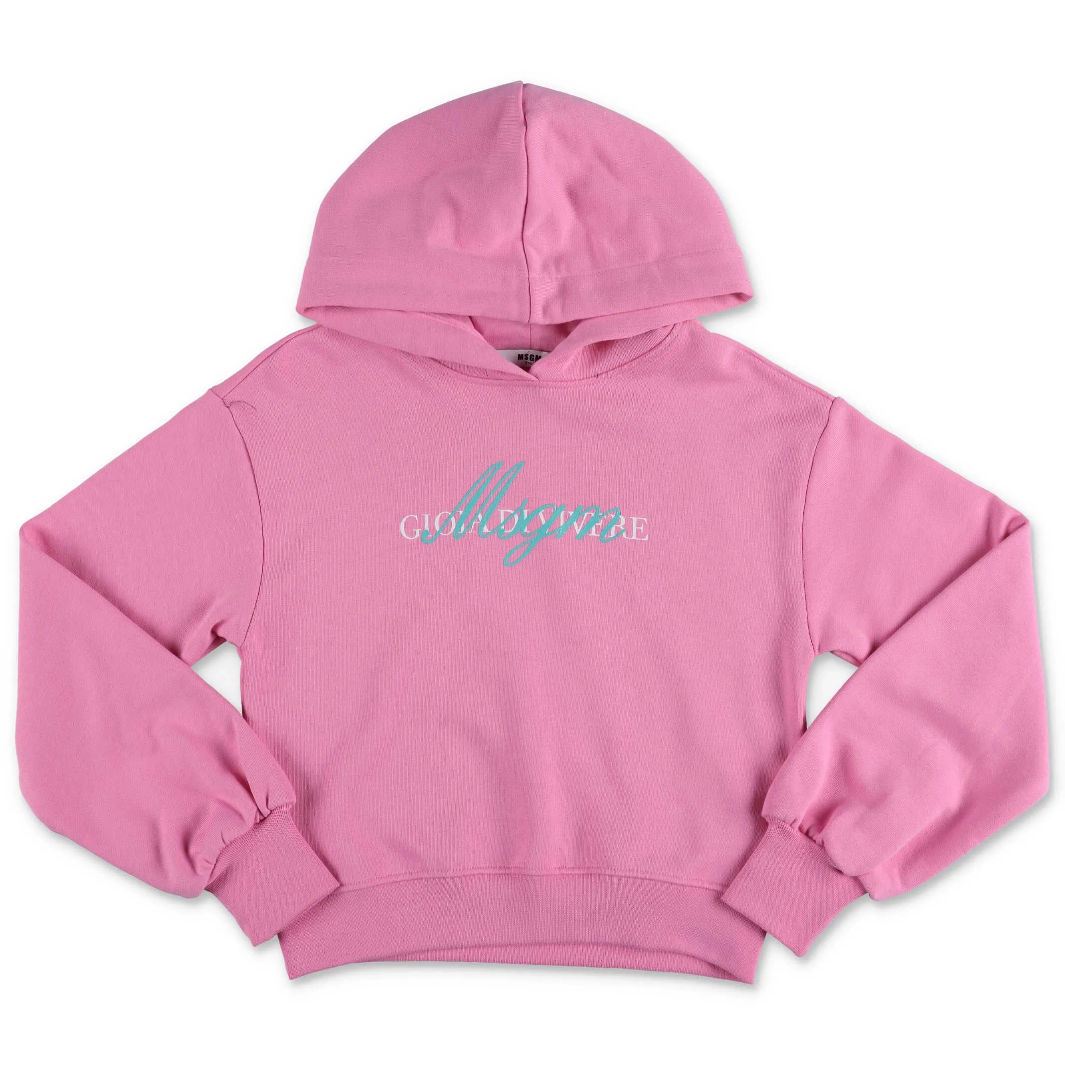 MSGM Kids Logo Printed Hoodie