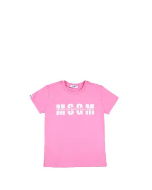 MSGM Kids Logo Printed T-Shirt