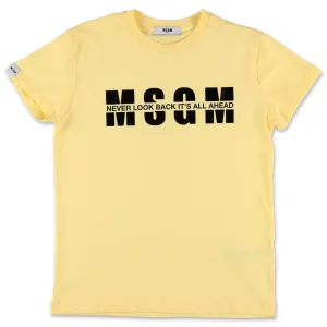 MSGM Kids Logo Printed T-Shirt