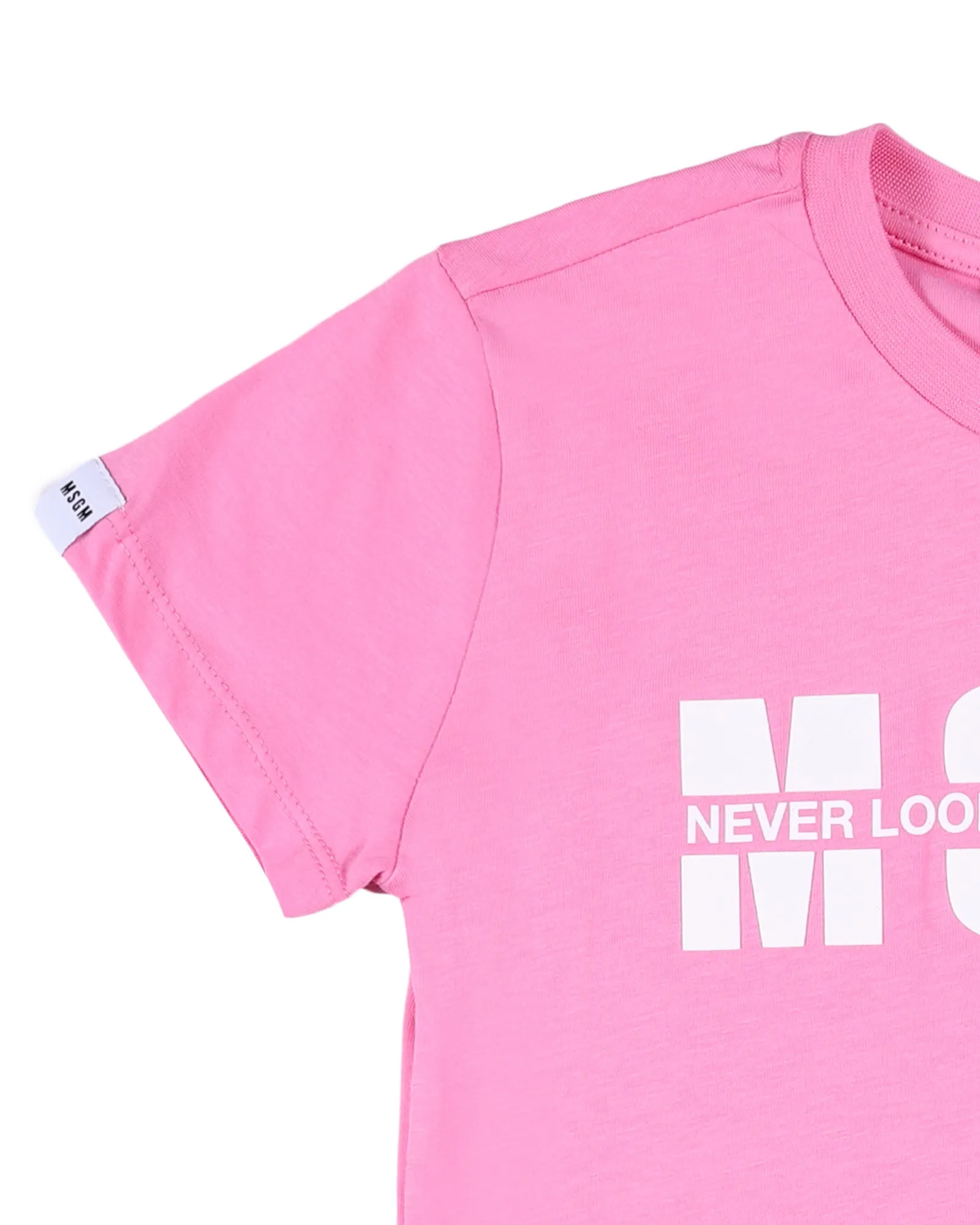 MSGM Kids Logo Printed T-Shirt