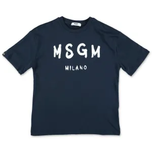 MSGM Kids Logo Printed T-Shirt