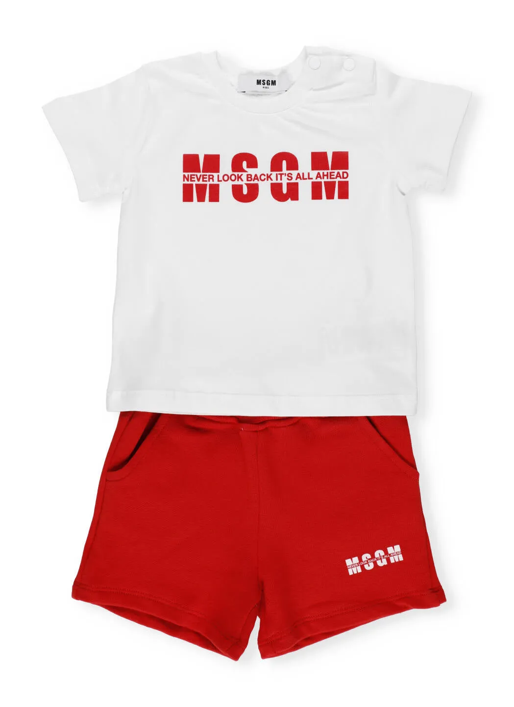 MSGM Kids Logo Printed Two-Piece Set