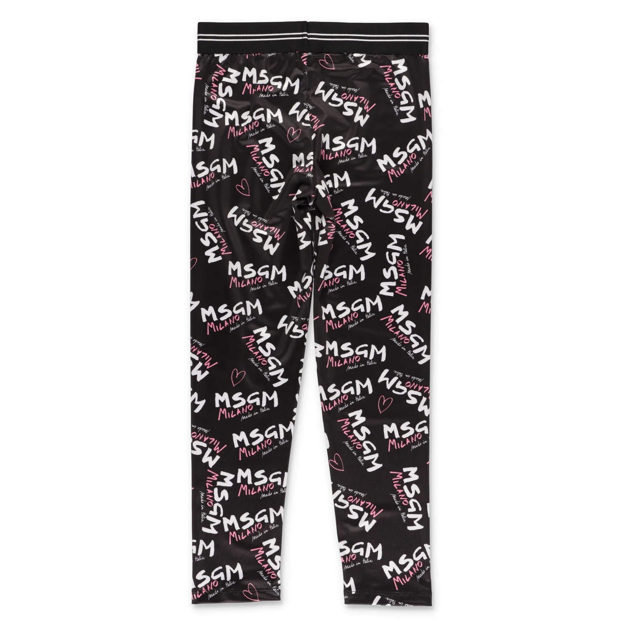 MSGM Kids Milano Logo Print Leggings