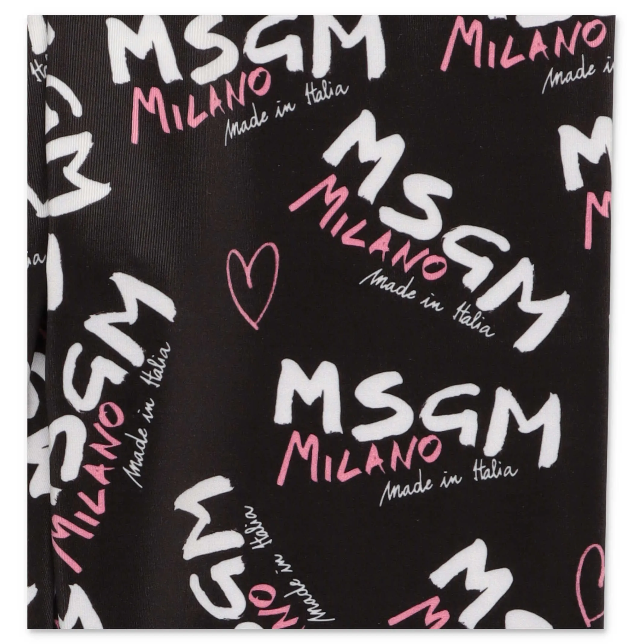 MSGM Kids Milano Logo Print Leggings