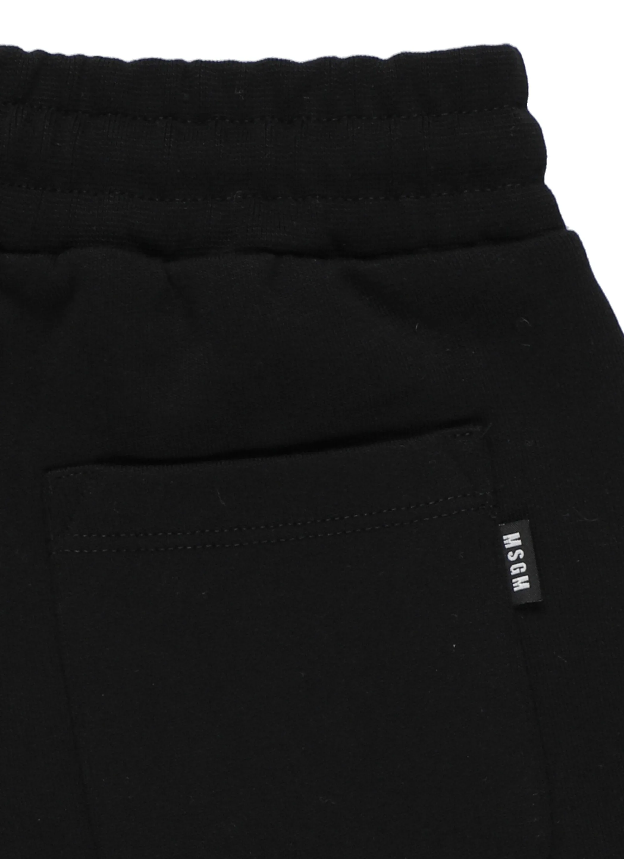 MSGM Kids Monogram Print Drawstring Pants