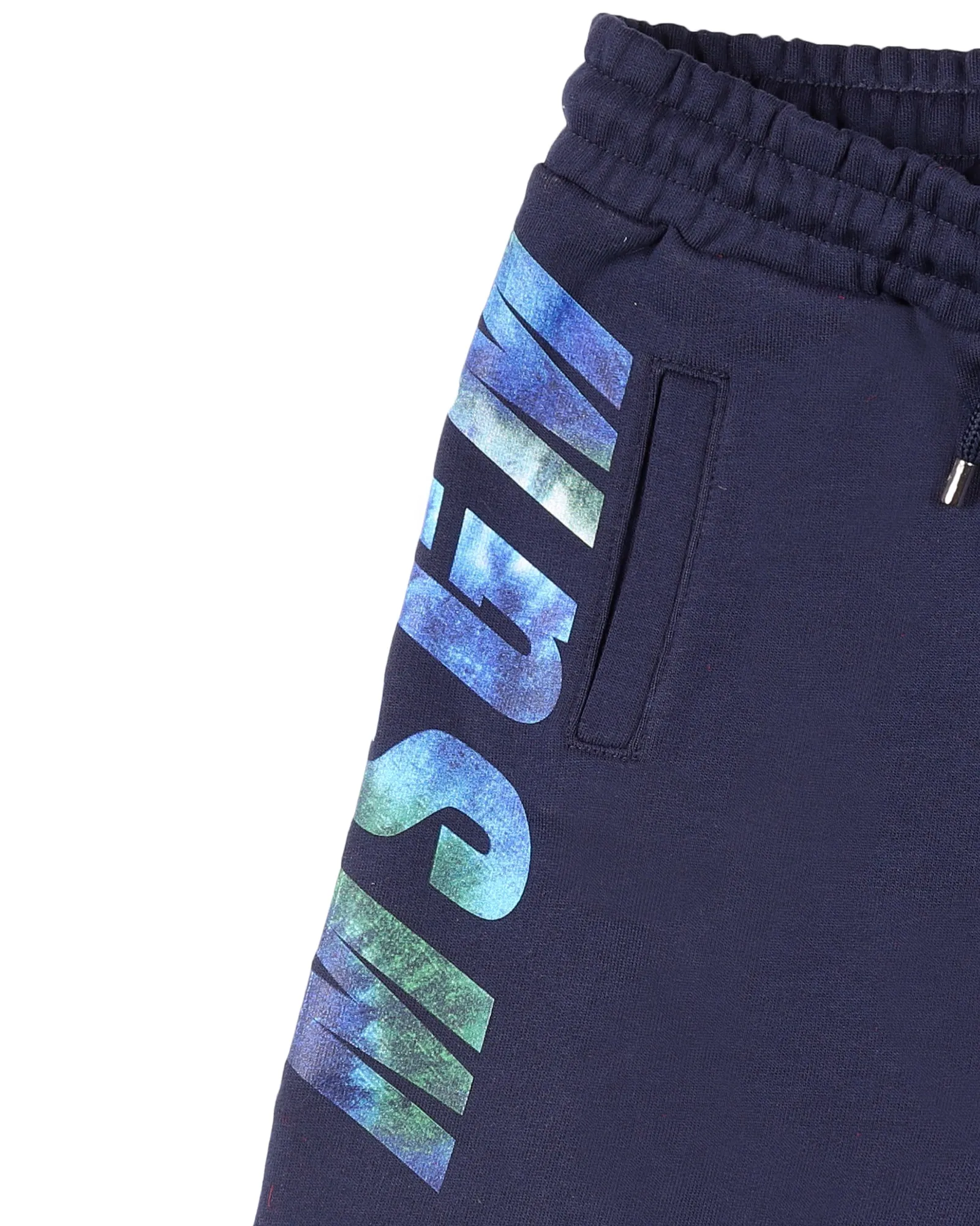 MSGM Kids Side Logo Print Shorts