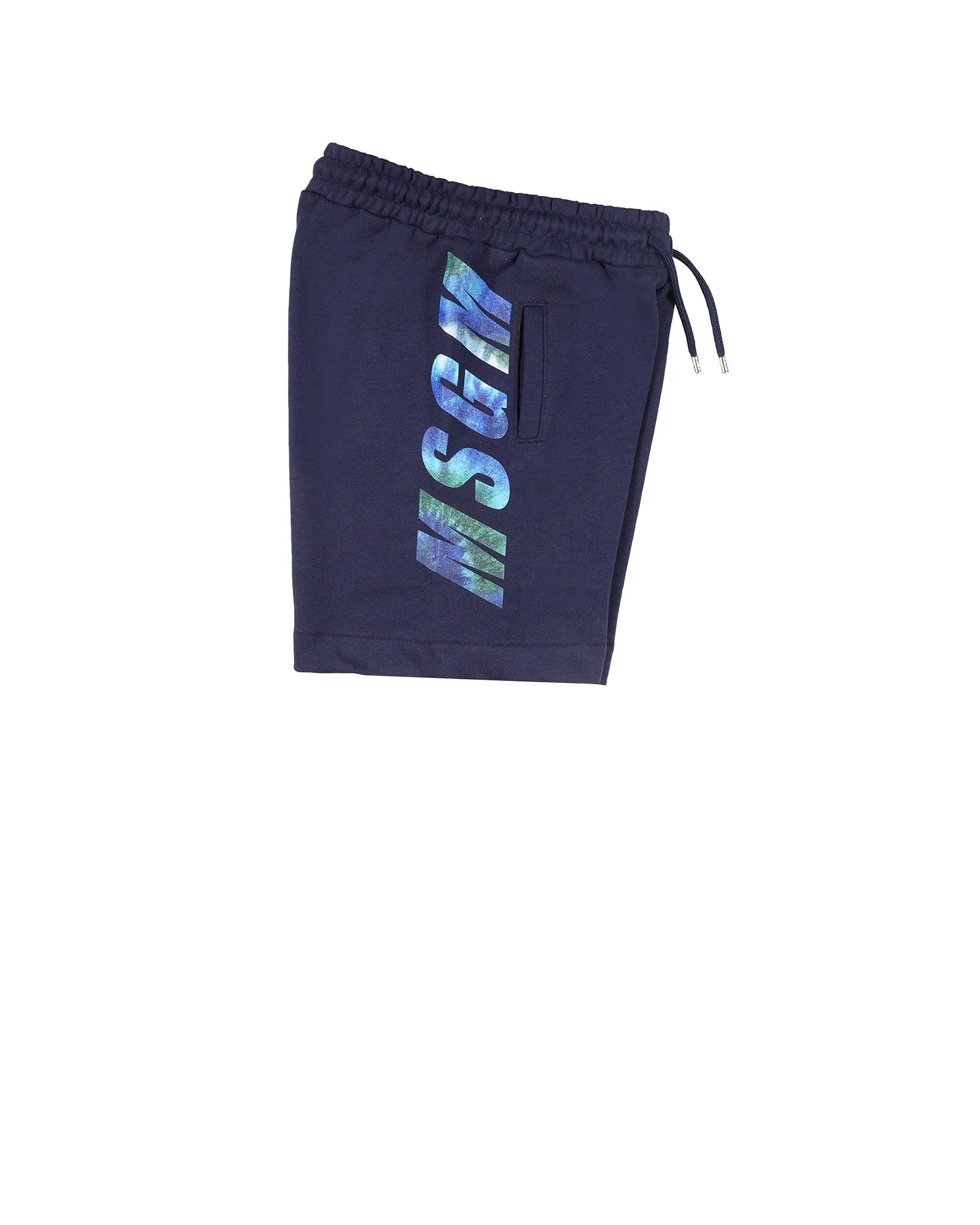 MSGM Kids Side Logo Print Shorts
