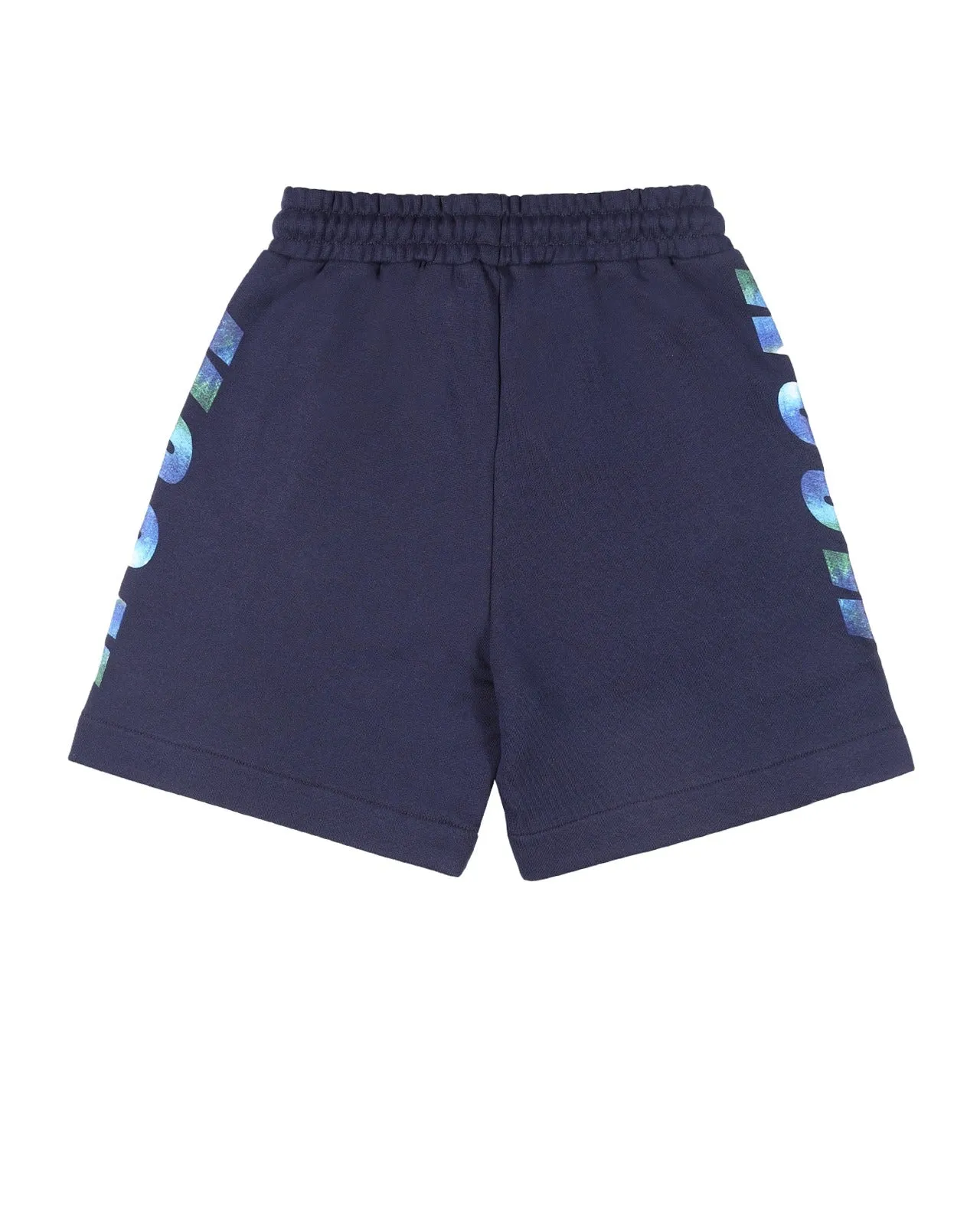 MSGM Kids Side Logo Print Shorts