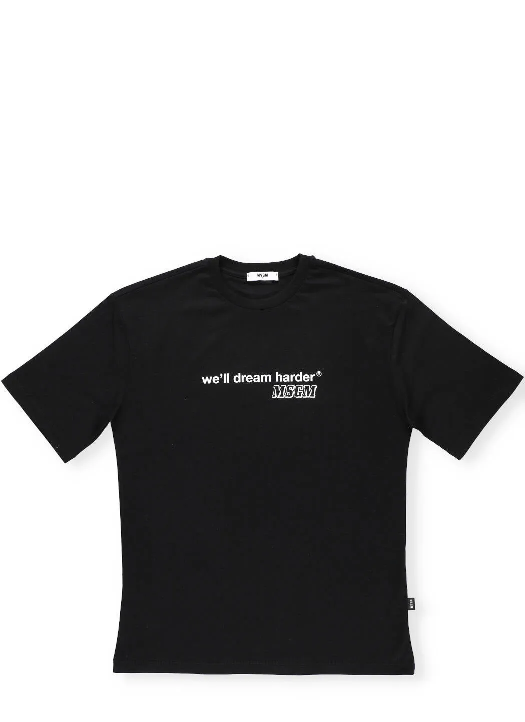 MSGM Kids Slogan Print T-Shirt