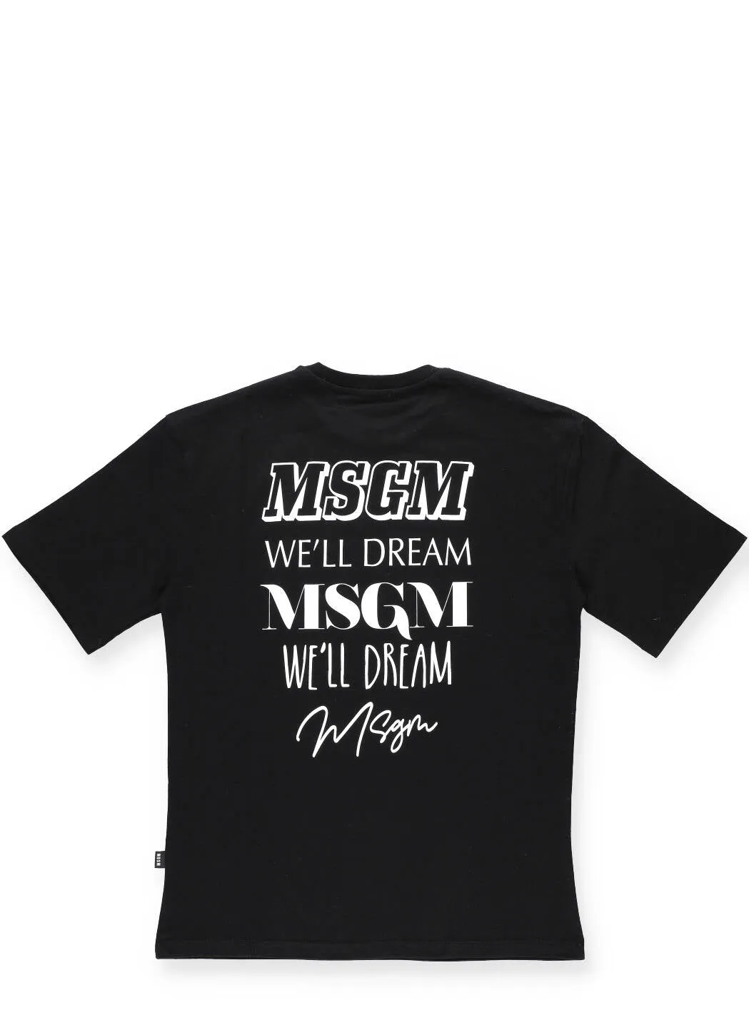 MSGM Kids Slogan Print T-Shirt