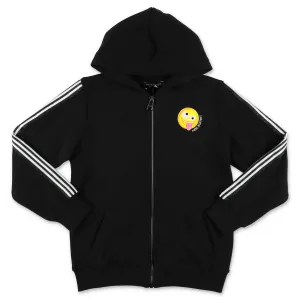 Neil Barrett Kids Smiley Face Printed Hooded Jacket
