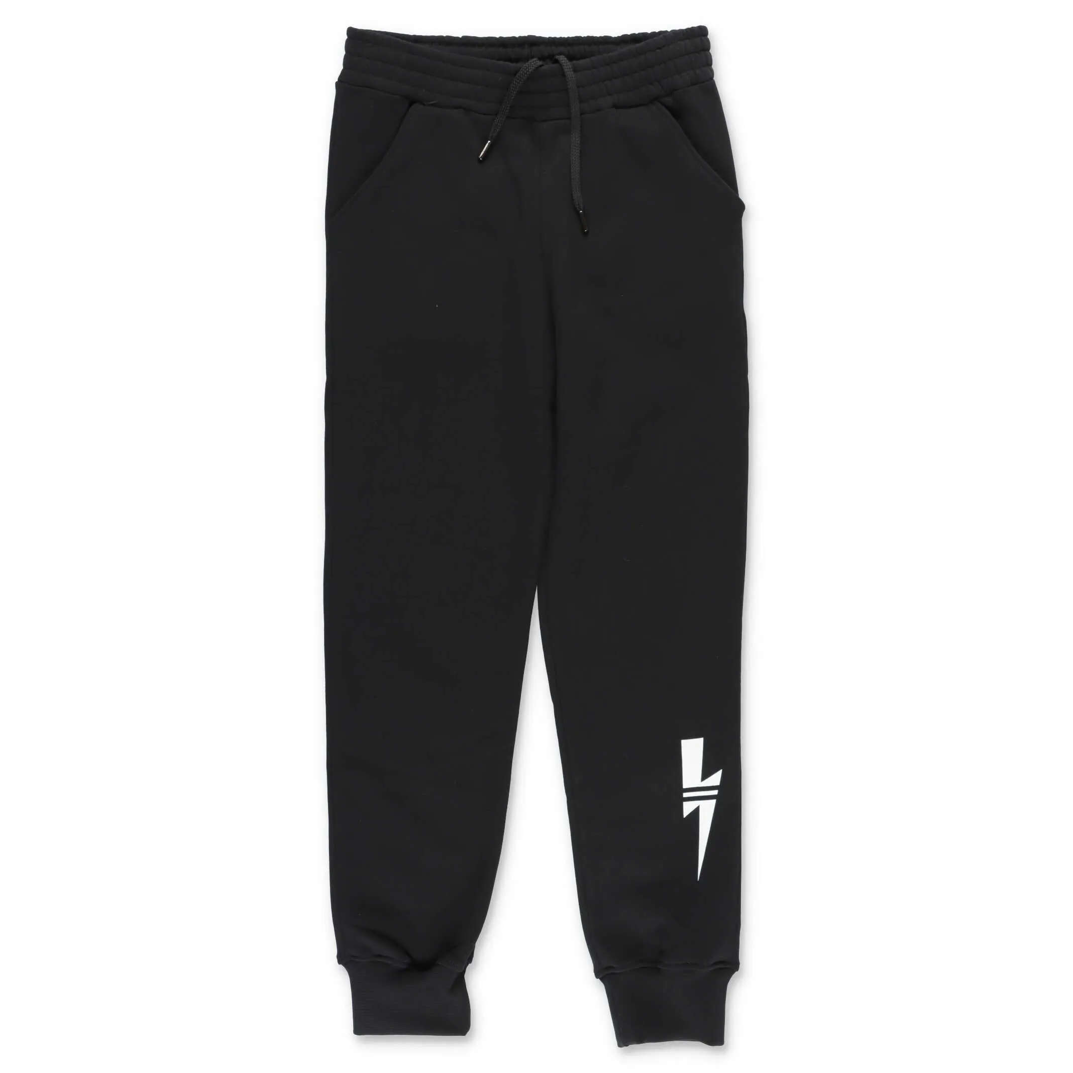 Neil Barrett Kids Thunderbolt Printed Drawstring Sweatpants