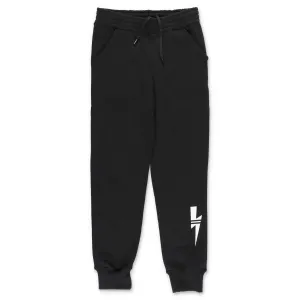 Neil Barrett Kids Thunderbolt Printed Drawstring Sweatpants