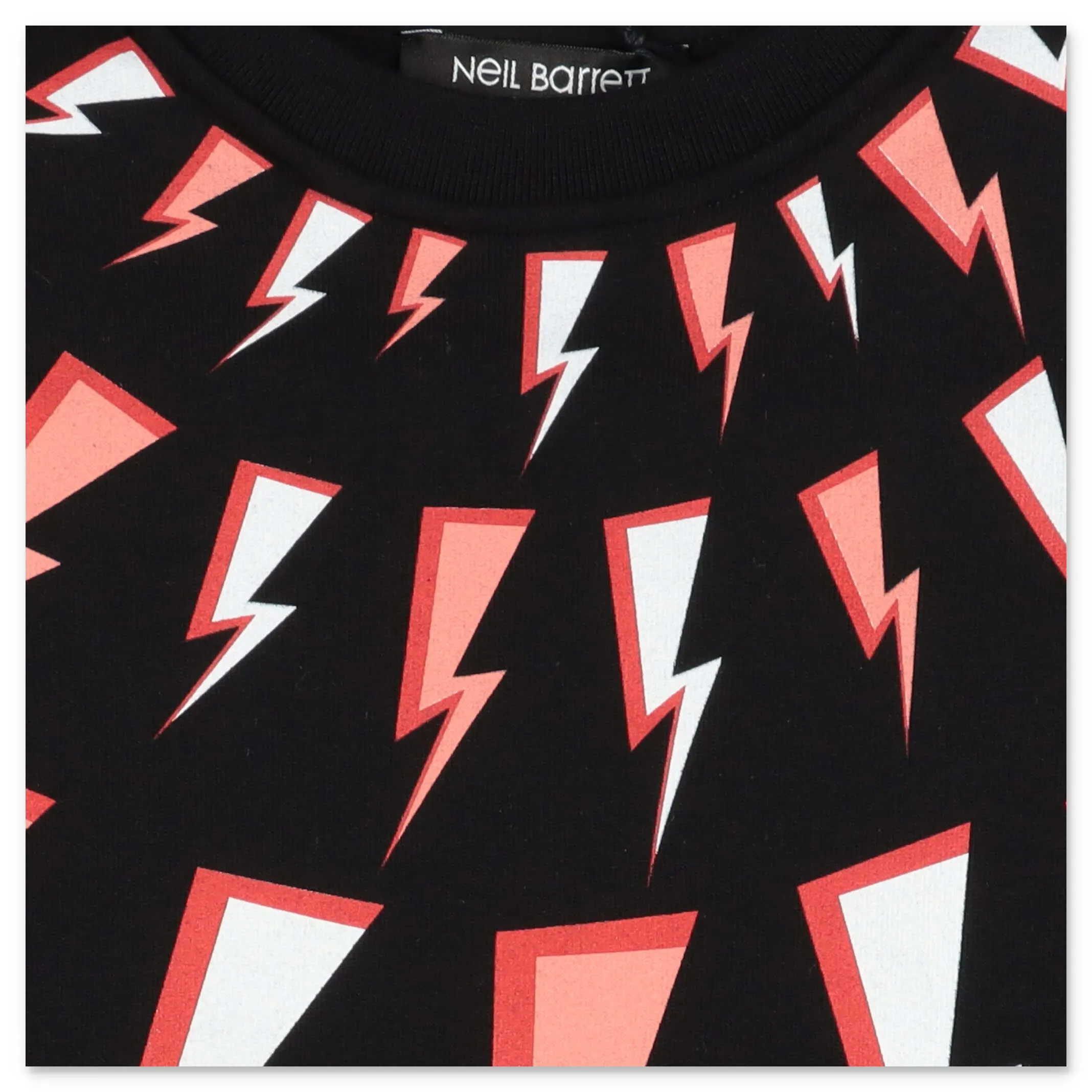 Neil Barrett Kids Thunderbolt Printed Sweatshirt