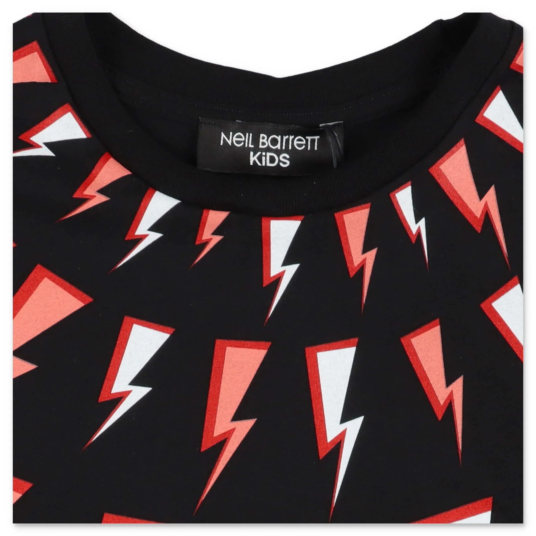 Neil Barrett Kids Thunderbolt Printed T-Shirt