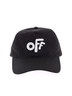 Off-White Kids Logo Embroidered Baseball Cap