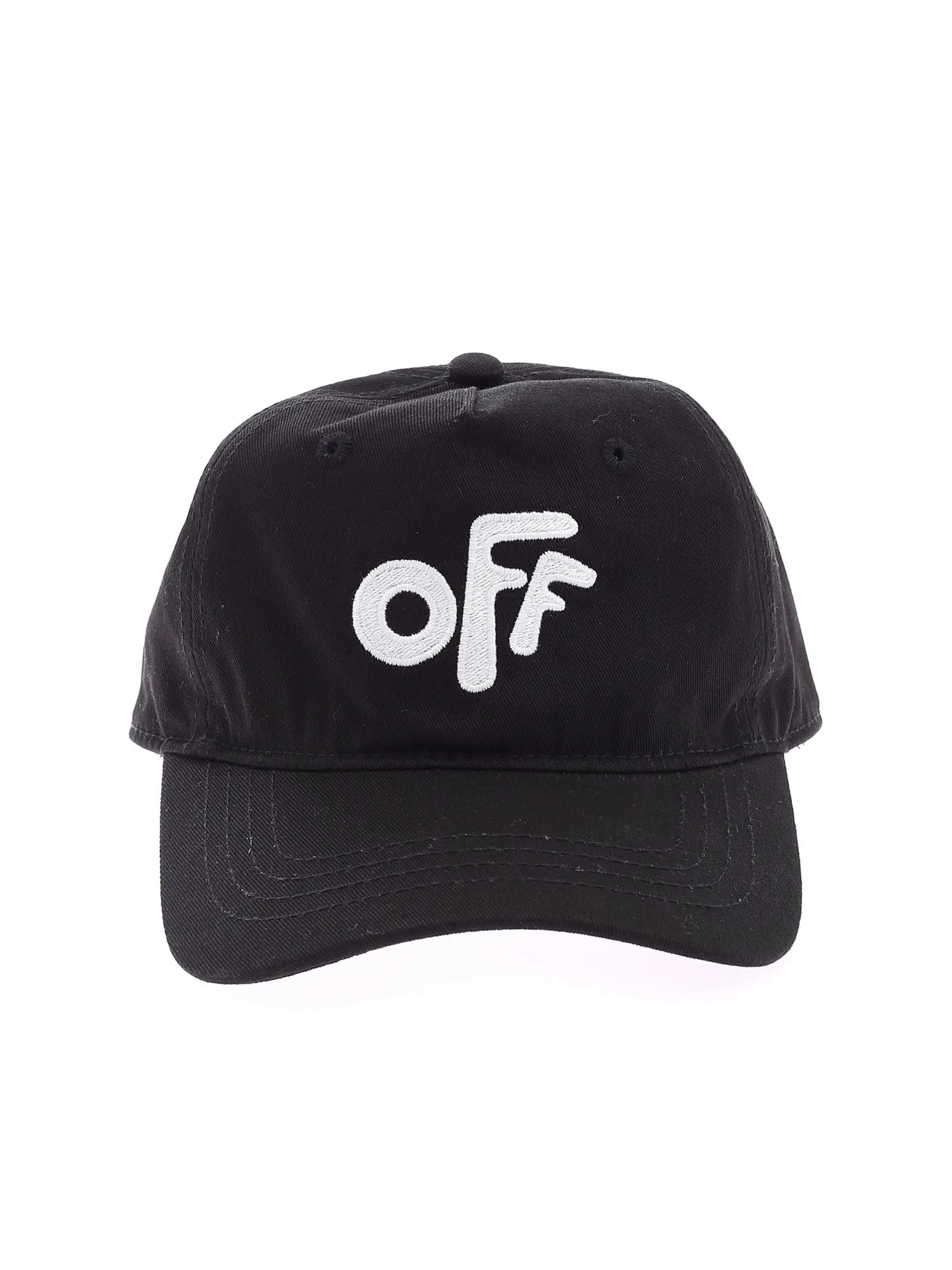 Off-White Kids Logo Embroidered Baseball Cap