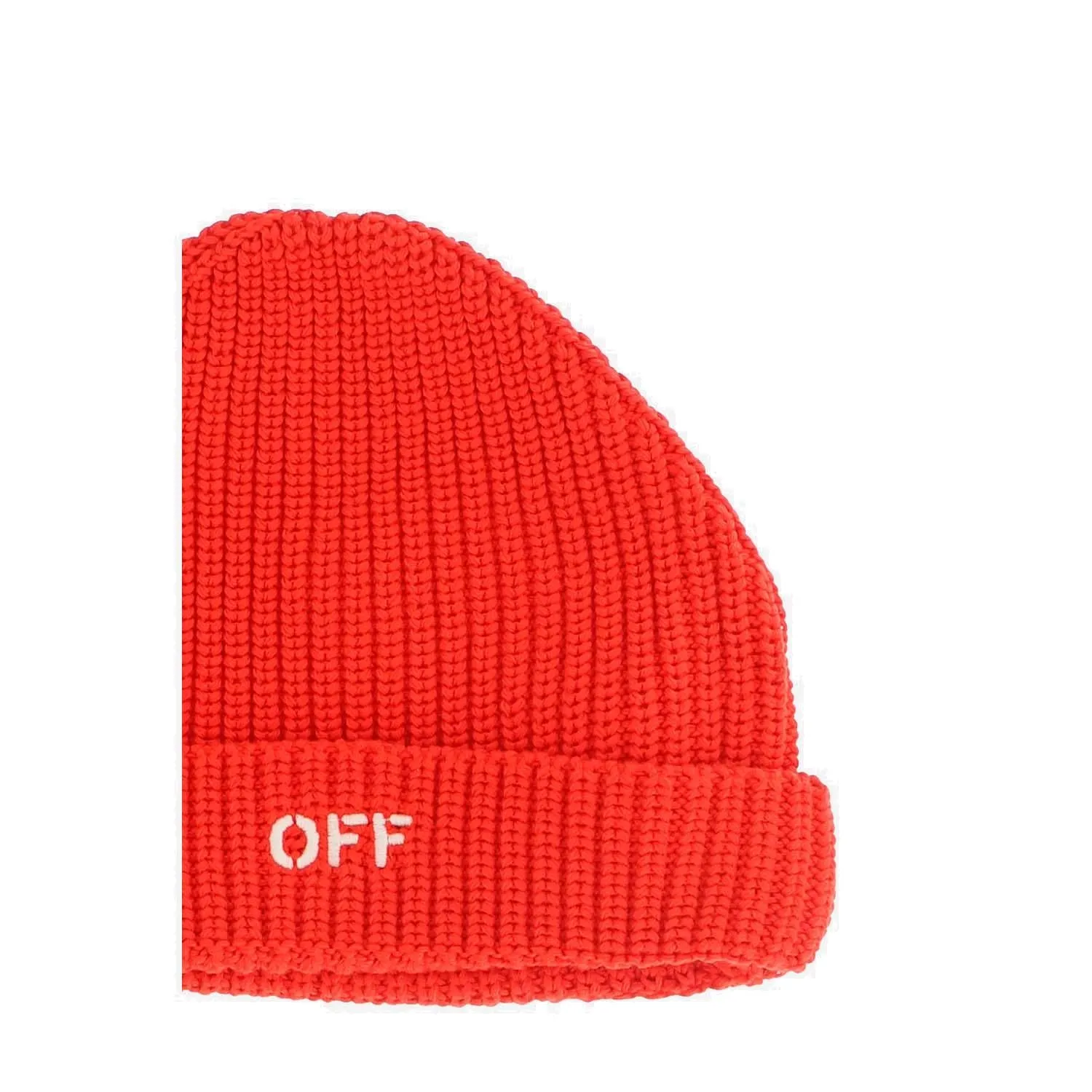 Off-White Kids Logo Embroidered Beanie