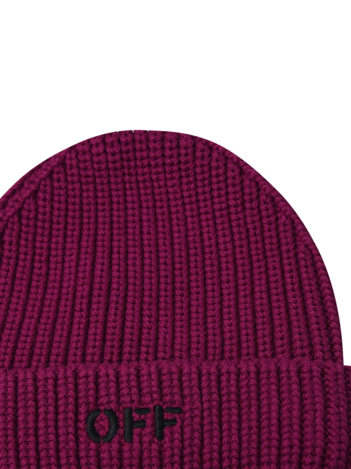 Off-White Kids Logo Embroidered Beanie
