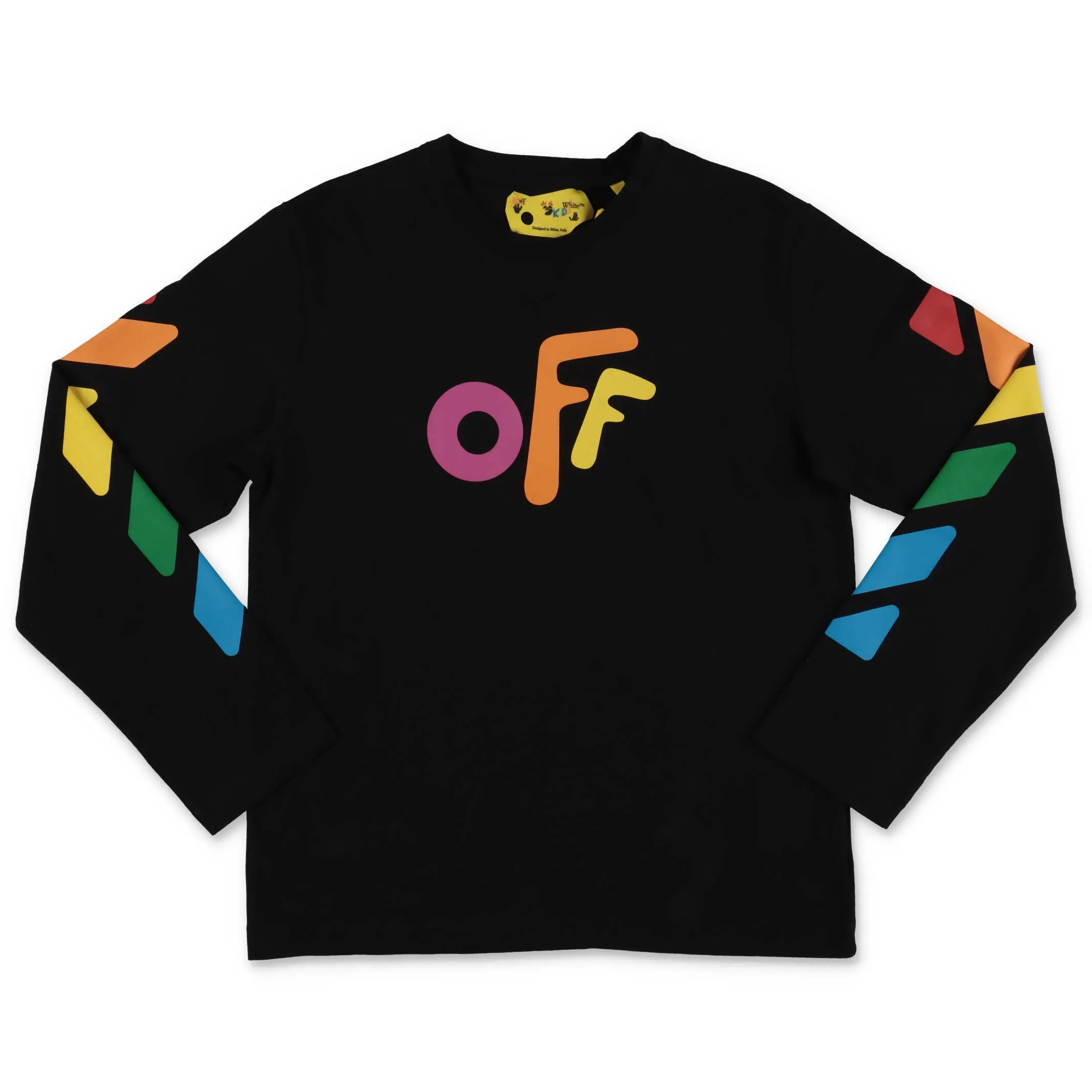 Off-White Kids Logo Print Long-Sleeve T-Shirt