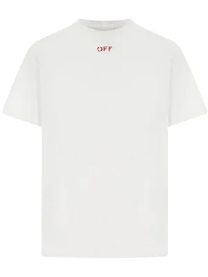 Off-White Kids Logo Printed Crewneck T-Shirt