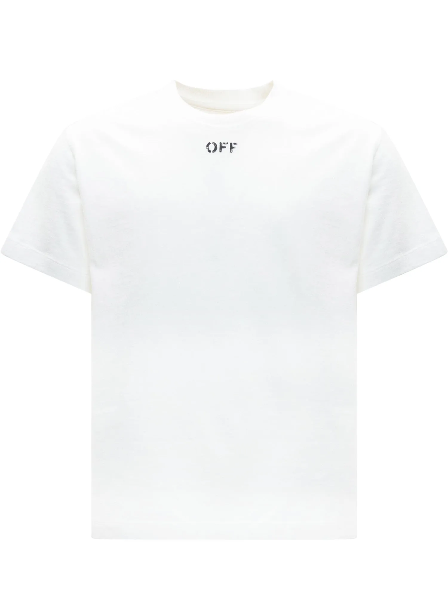 Off-White Kids Logo Printed Crewneck T-Shirt