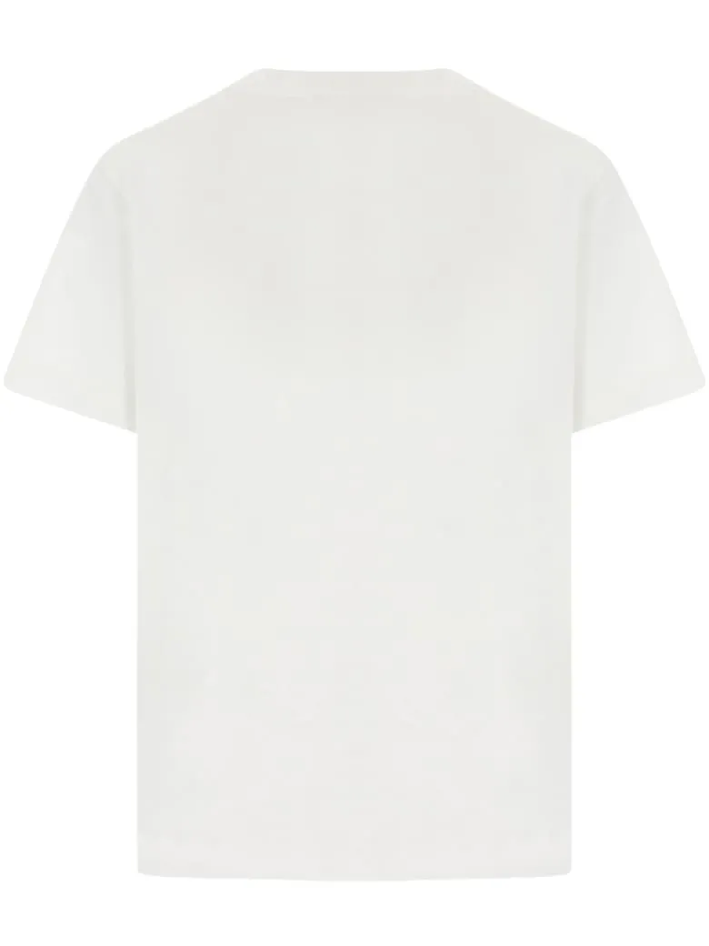 Off-White Kids Logo Printed Crewneck T-Shirt