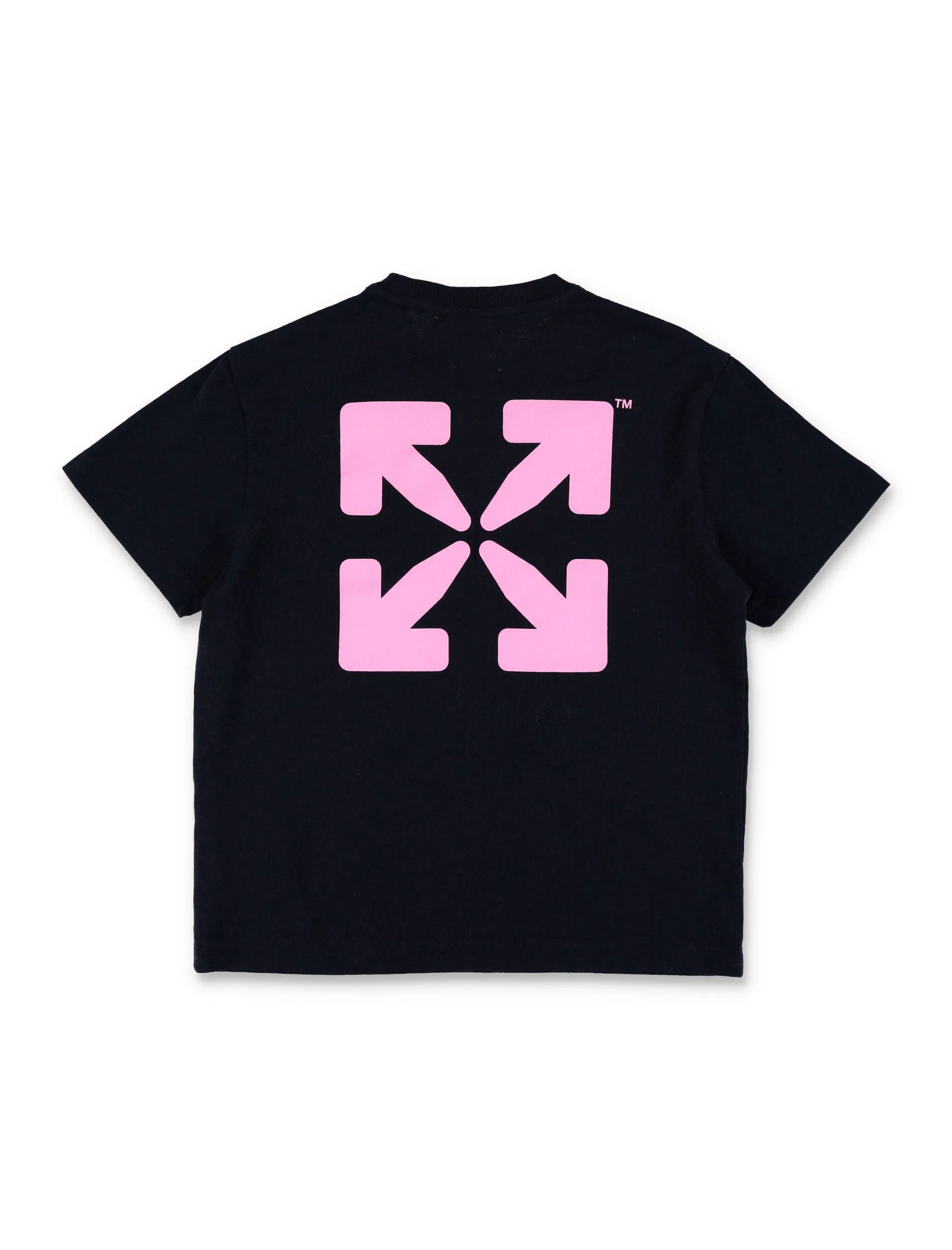 Off-White Kids Logo Printed Crewneck T-Shirt