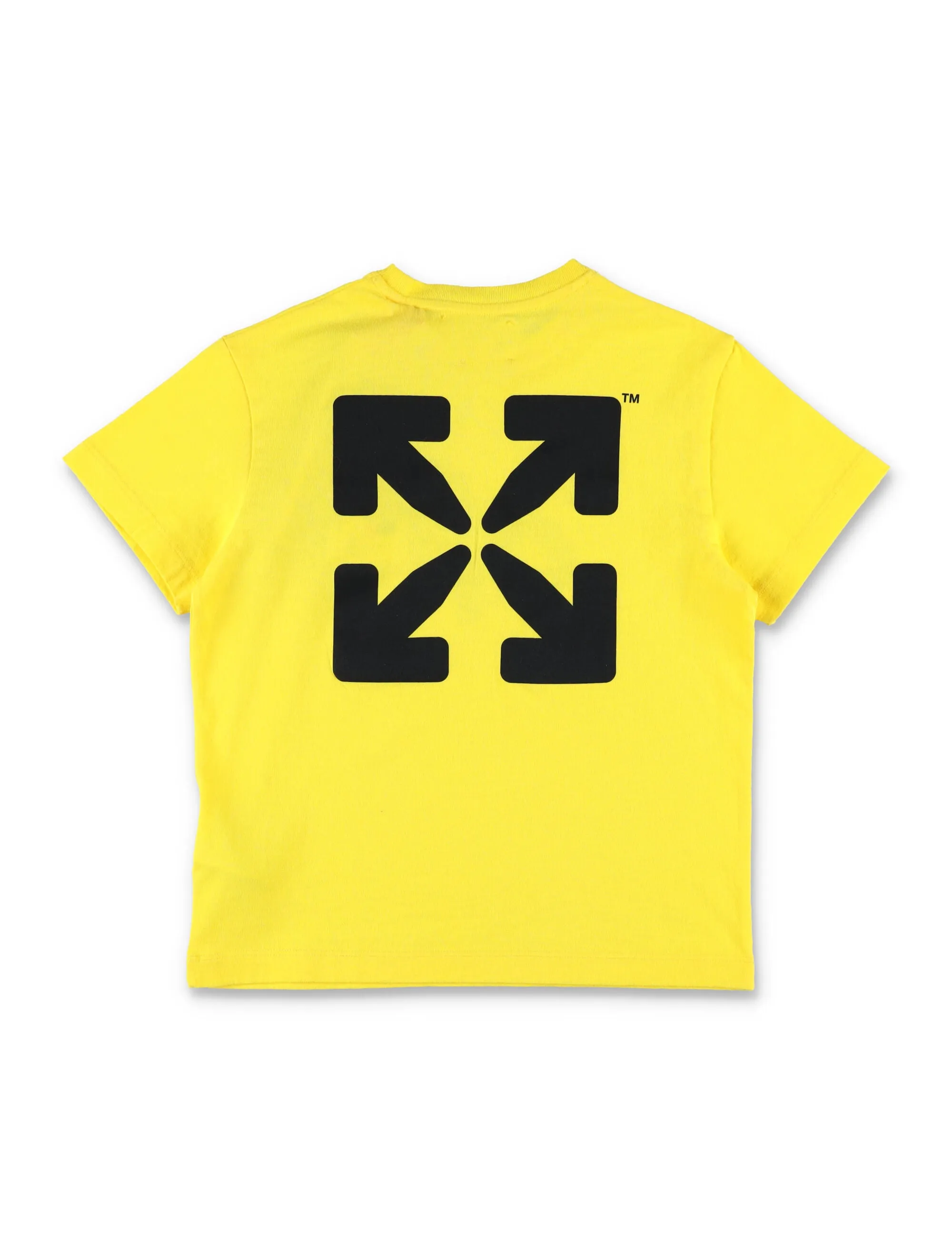 Off-White Kids Logo Printed Crewneck T-Shirt