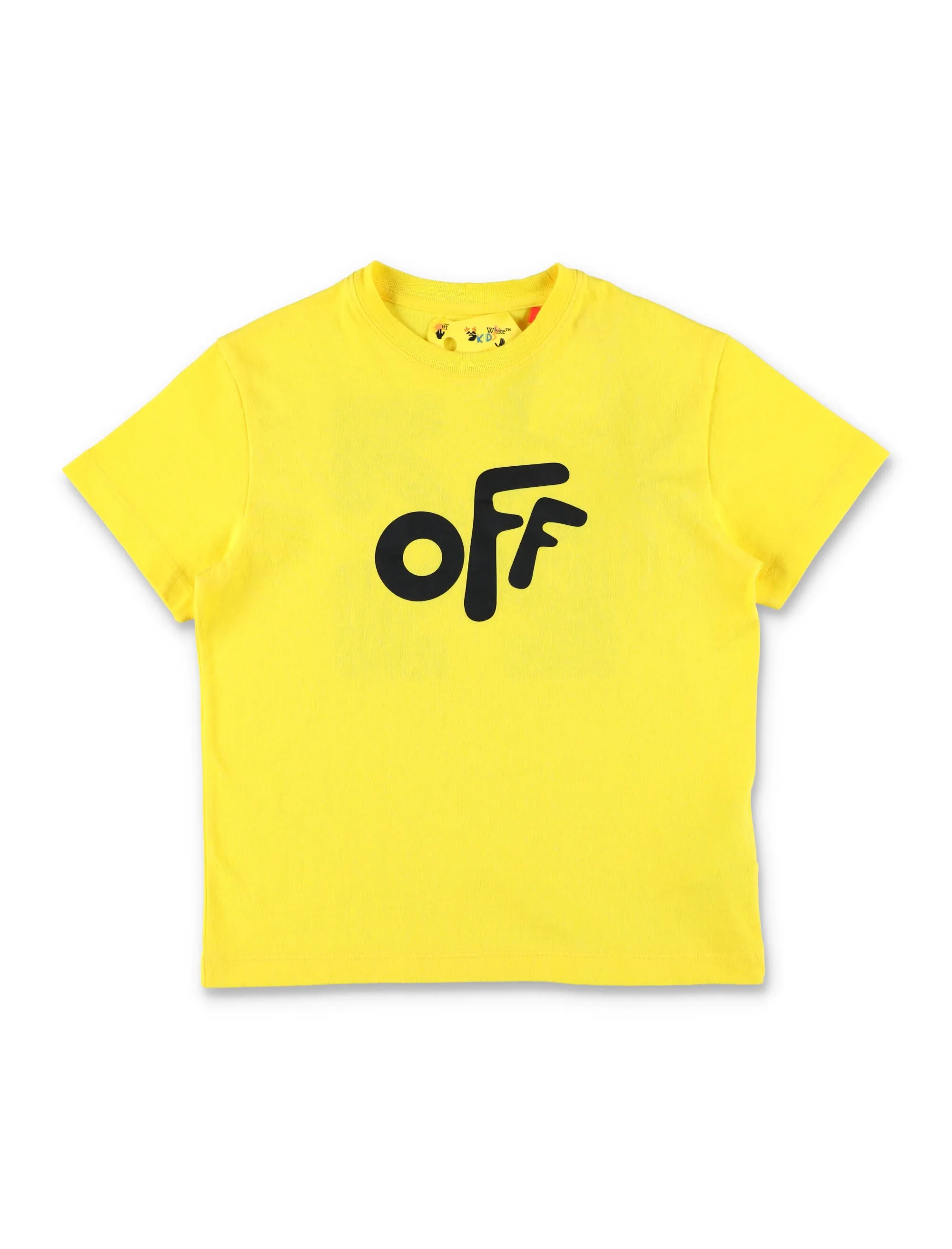 Off-White Kids Logo Printed Crewneck T-Shirt