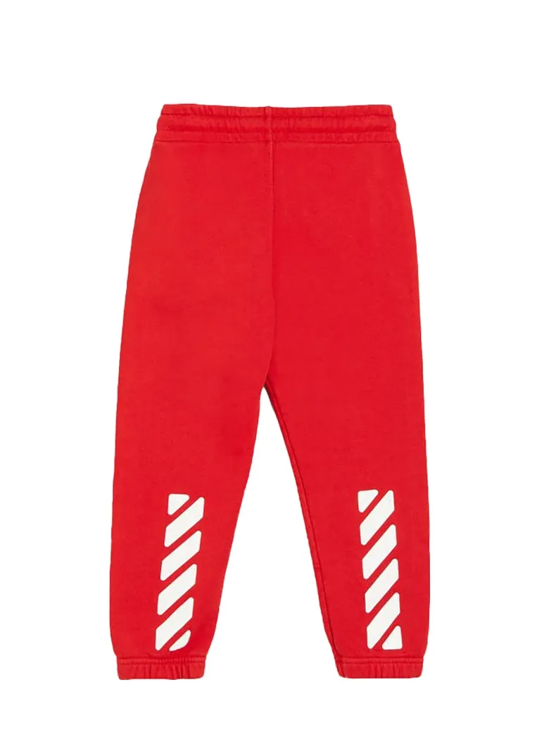 Off-White Kids Logo Printed Track Pants