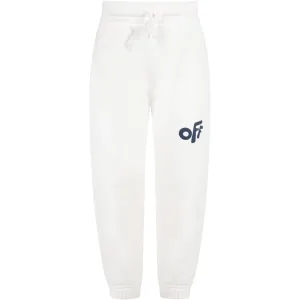 Off-White Kids Logo Printed Track Pants