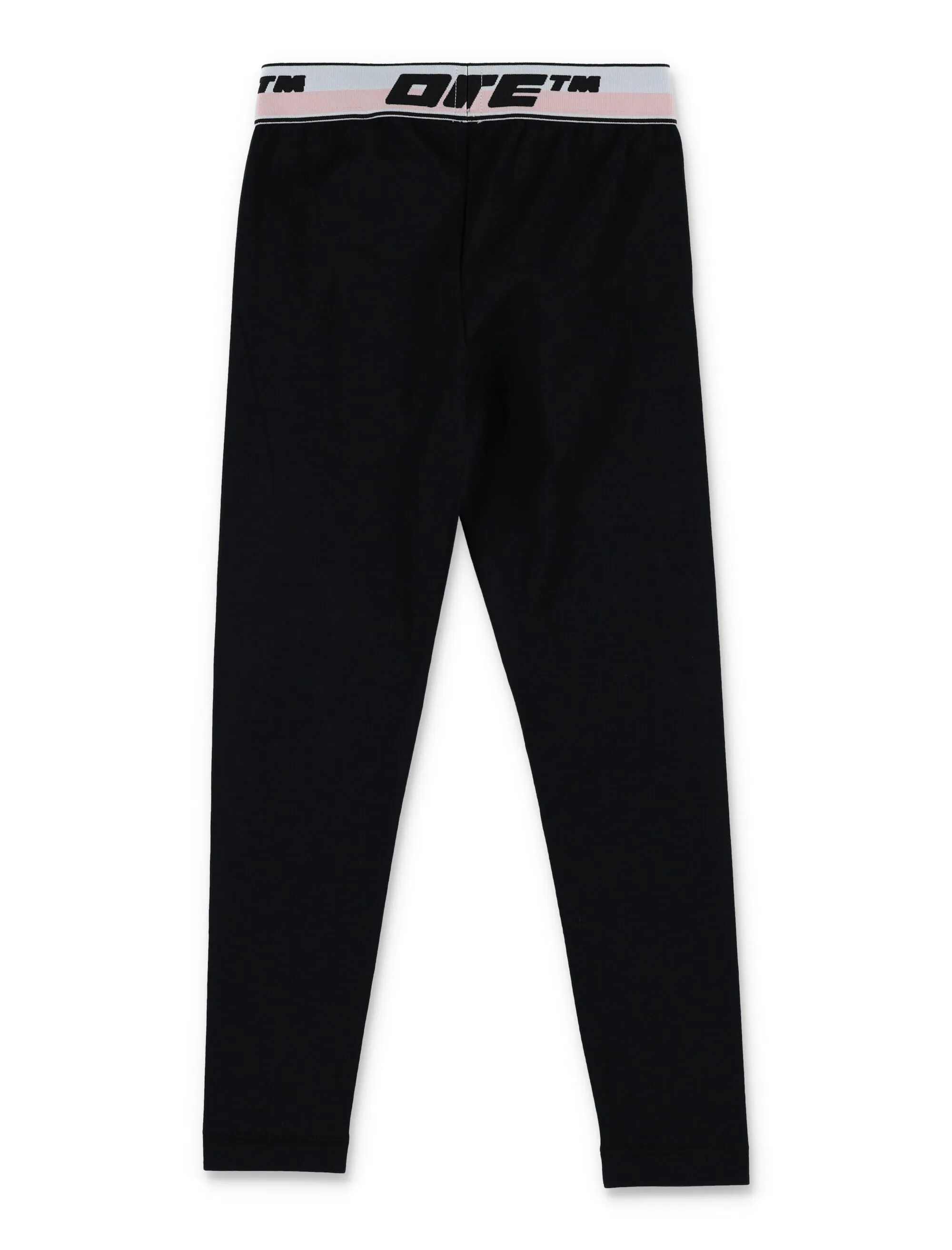 Off-White Kids Logo Waistband High Waist Leggings