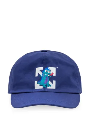 Off-White Kids Monster Print Baseball Cap